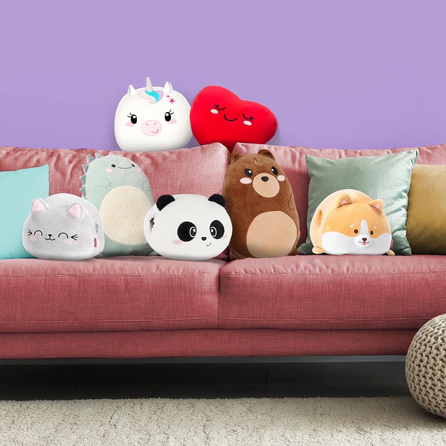 Legami Dekokissen LEGAMI - Super weiches Handwärmer, Einhorn-Plüschtier