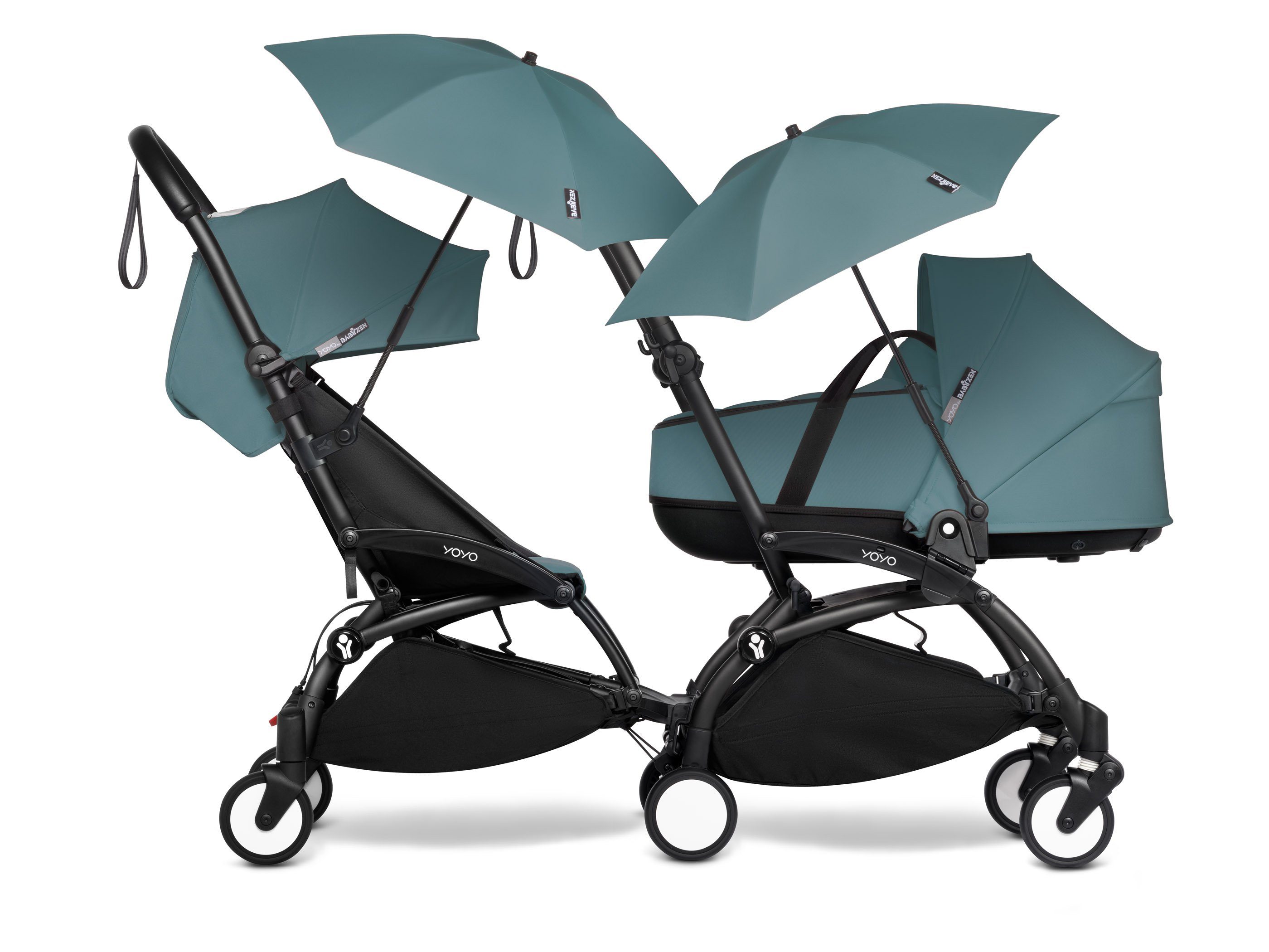 BABYZEN Kinderwagenschirm das / für Regenschirm Gestell Sonnenschirm Aqua YOYO