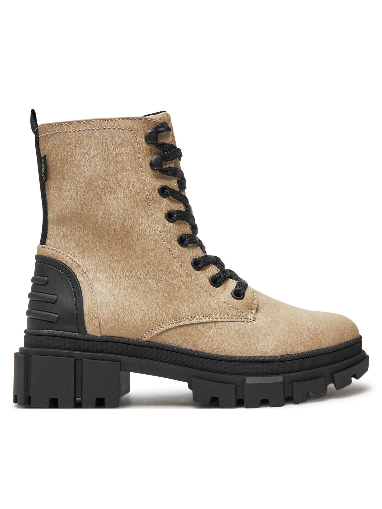 s.Oliver s.Oliver Schnürstiefeletten 5-25220-41 Beige Schnürstiefel