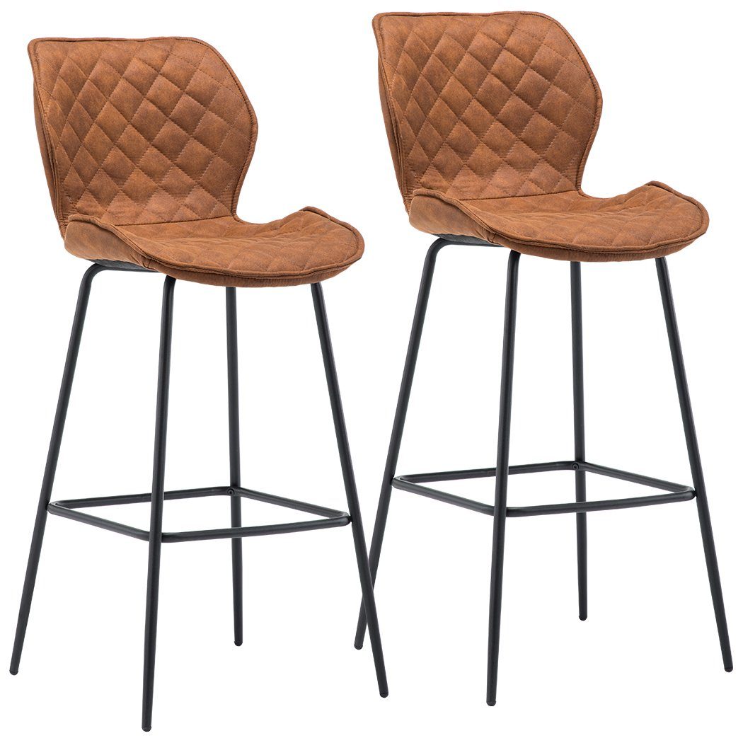 Duhome Barhocker, Barhocker 2ER Set Barstuhl Samt oder Stoff