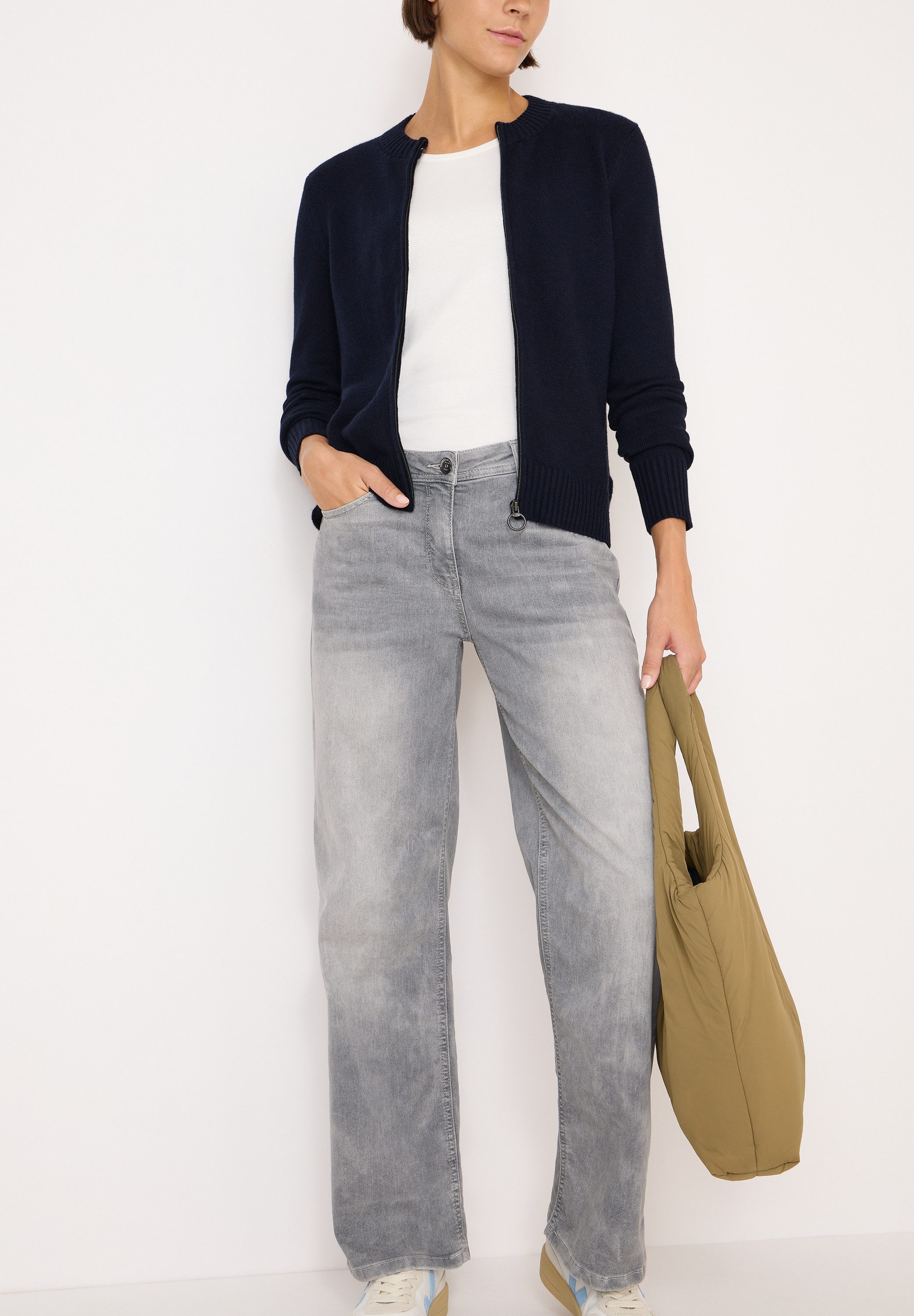 CECIL Cardigan im angenehmen Materialmix günstig online kaufen