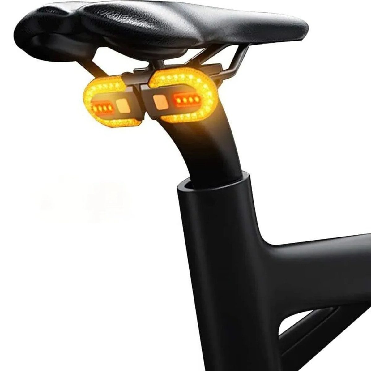 LED Außen-Stehlampe LED Fahrradblinker vorne hinten IPX5 drahtlose Fernbedienung USB