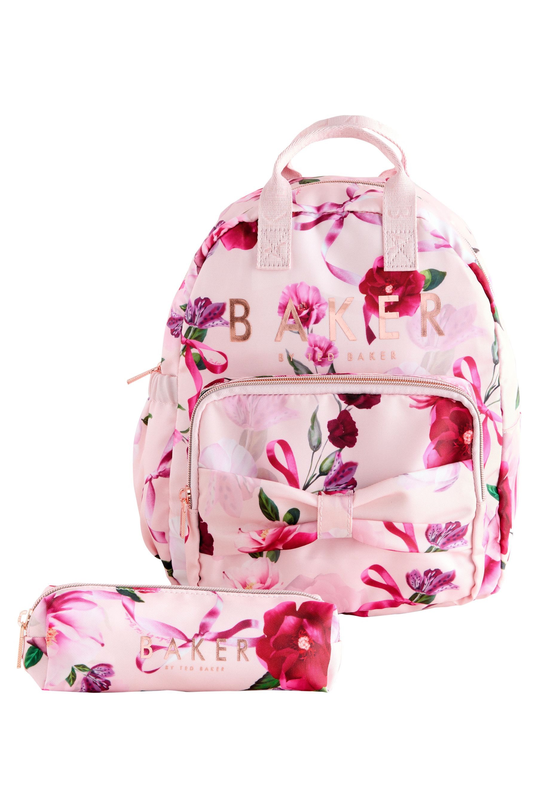 Baker by Ted Baker Schulrucksack Baker by Ted Baker Rucksack mit Blumenmuster (2-tlg)