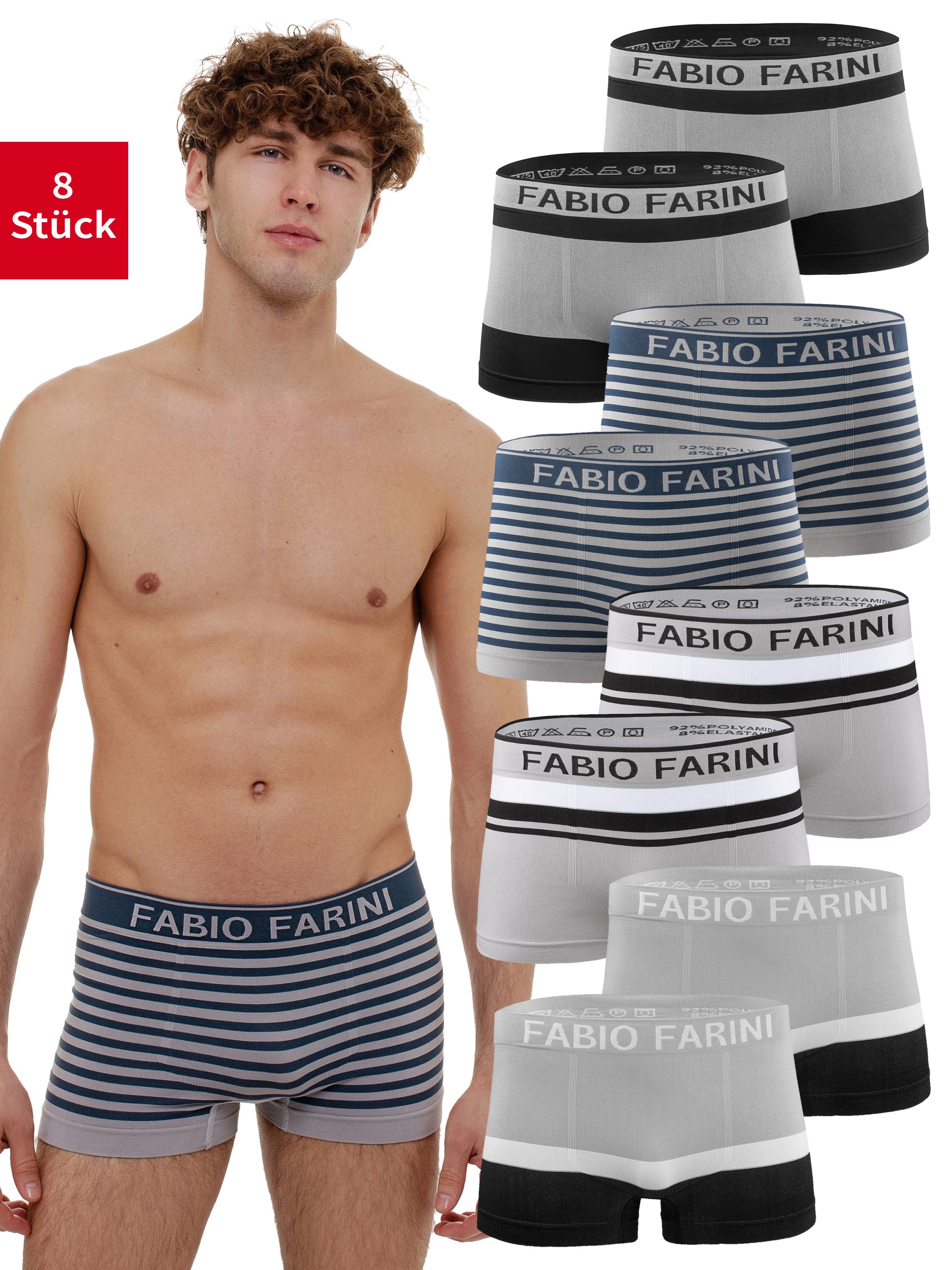 Fabio Farini Boxershorts Herren Unterhosen - Männer günstig online kaufen