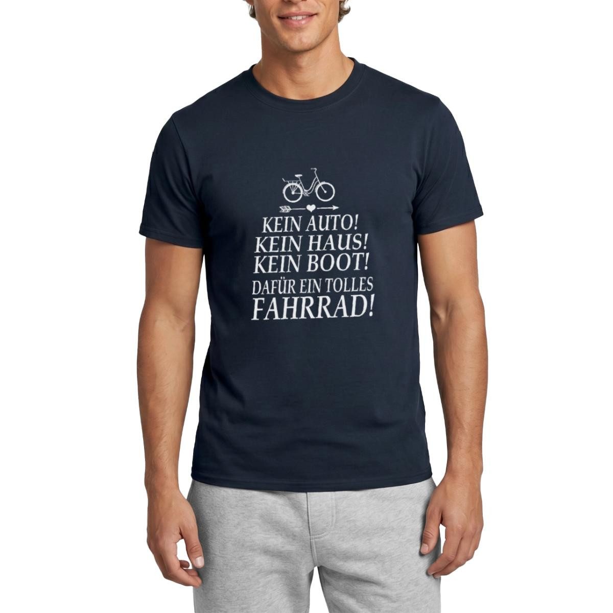 Spreadshirt T-Shirt Ich Hab Ein Tolles Fahrrad, Kein Haus, Kein Boot Männer T-Shirt (1-tlg)