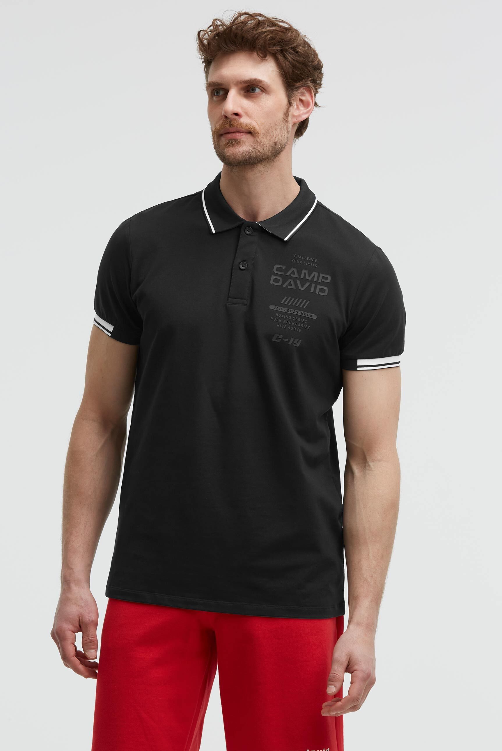 CAMP DAVID Poloshirt aus Baumwolle