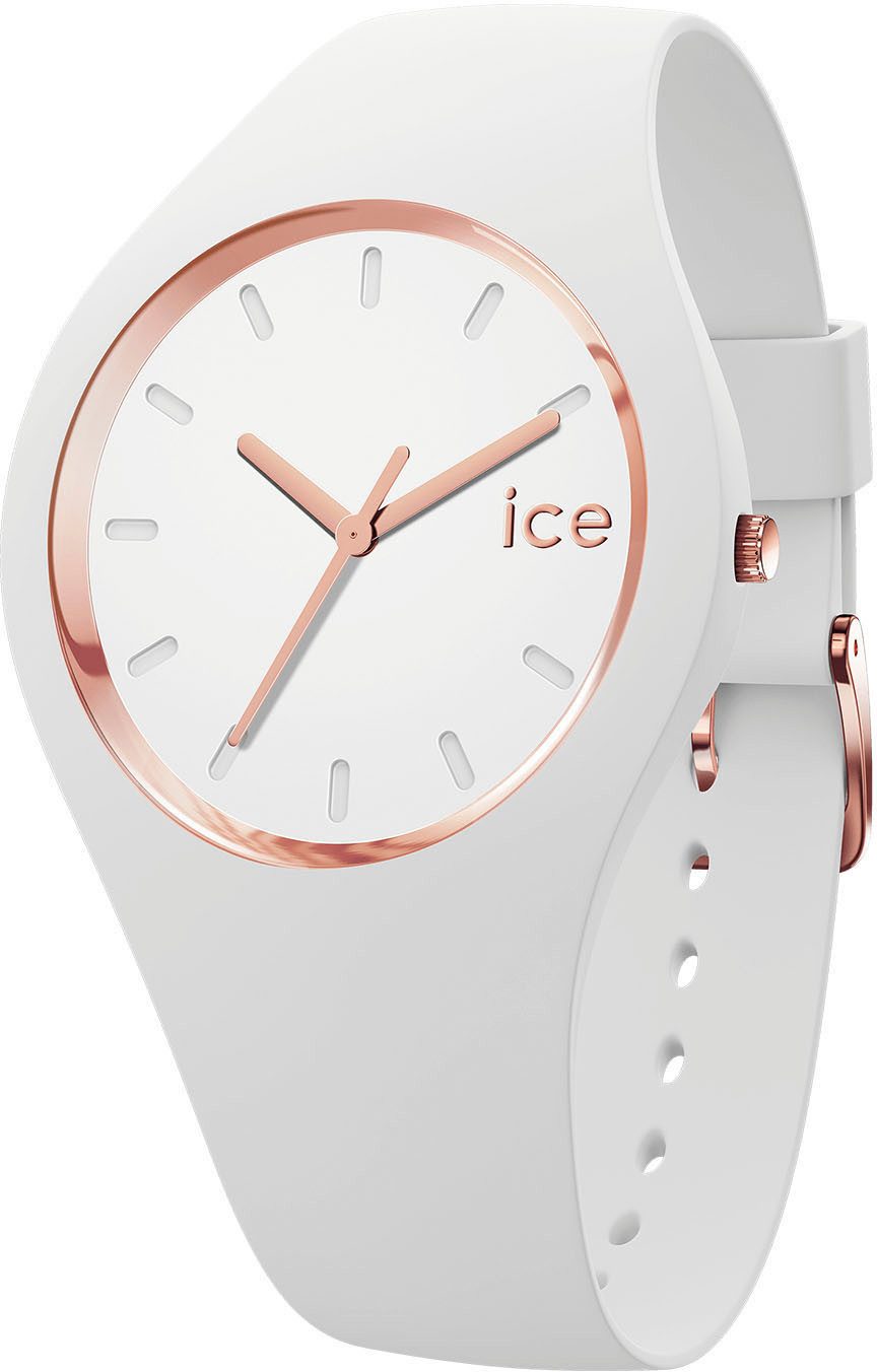 ice-watch Quarzuhr ICE glam - S37 - 3H 024522, Armbanduhr, Damenuhr, Silikonarmband, analog