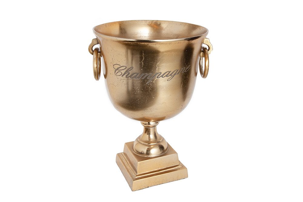 riess-ambiente Sektkühler CHAMPAGNE 40cm gold, Metall · Flaschenkühler · Weinkühler. € 79,95
