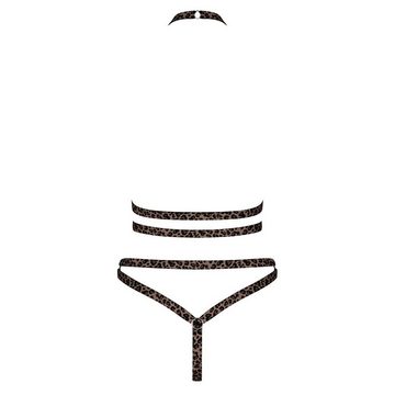 Obsessive Body OB Tigrita 2pcs set brown Size Plus XL/XXL