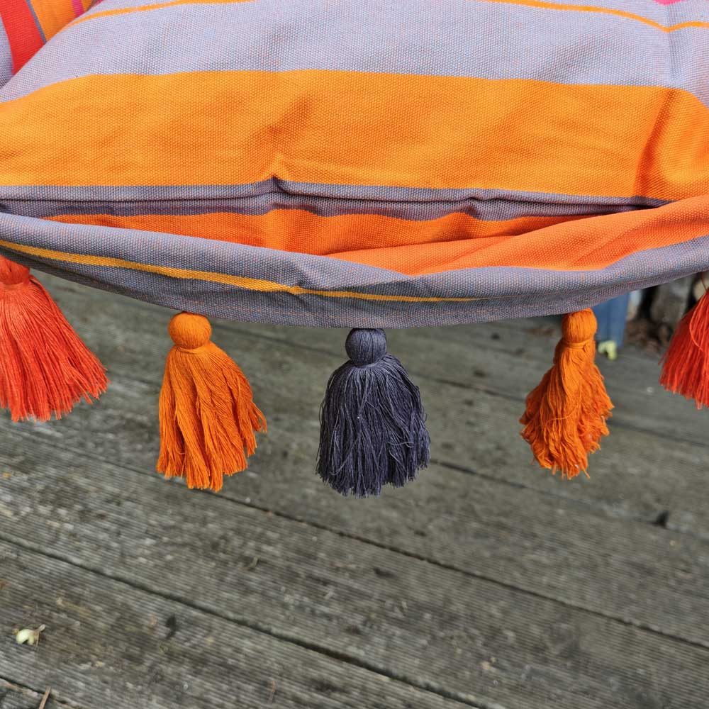 HOPLO Hängestuhl Hängesessel Mandarina mit Quasten günstig online kaufen