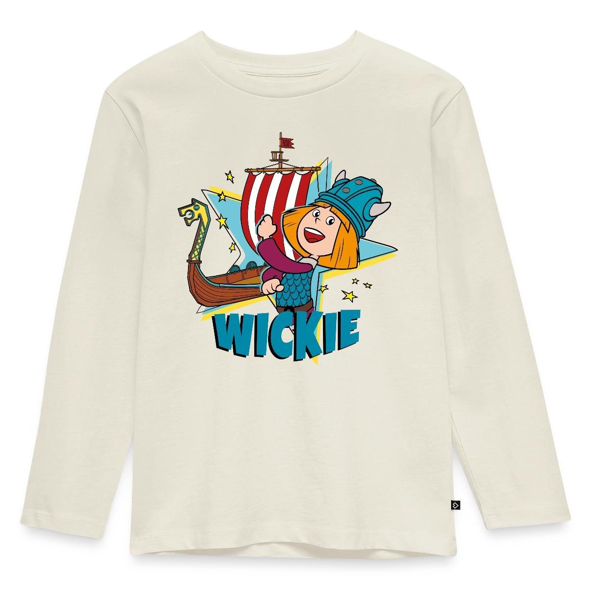 T-Shirt Wickie Und Die Starken Männer Wikingerschiff Kinder Premium Langarmshi