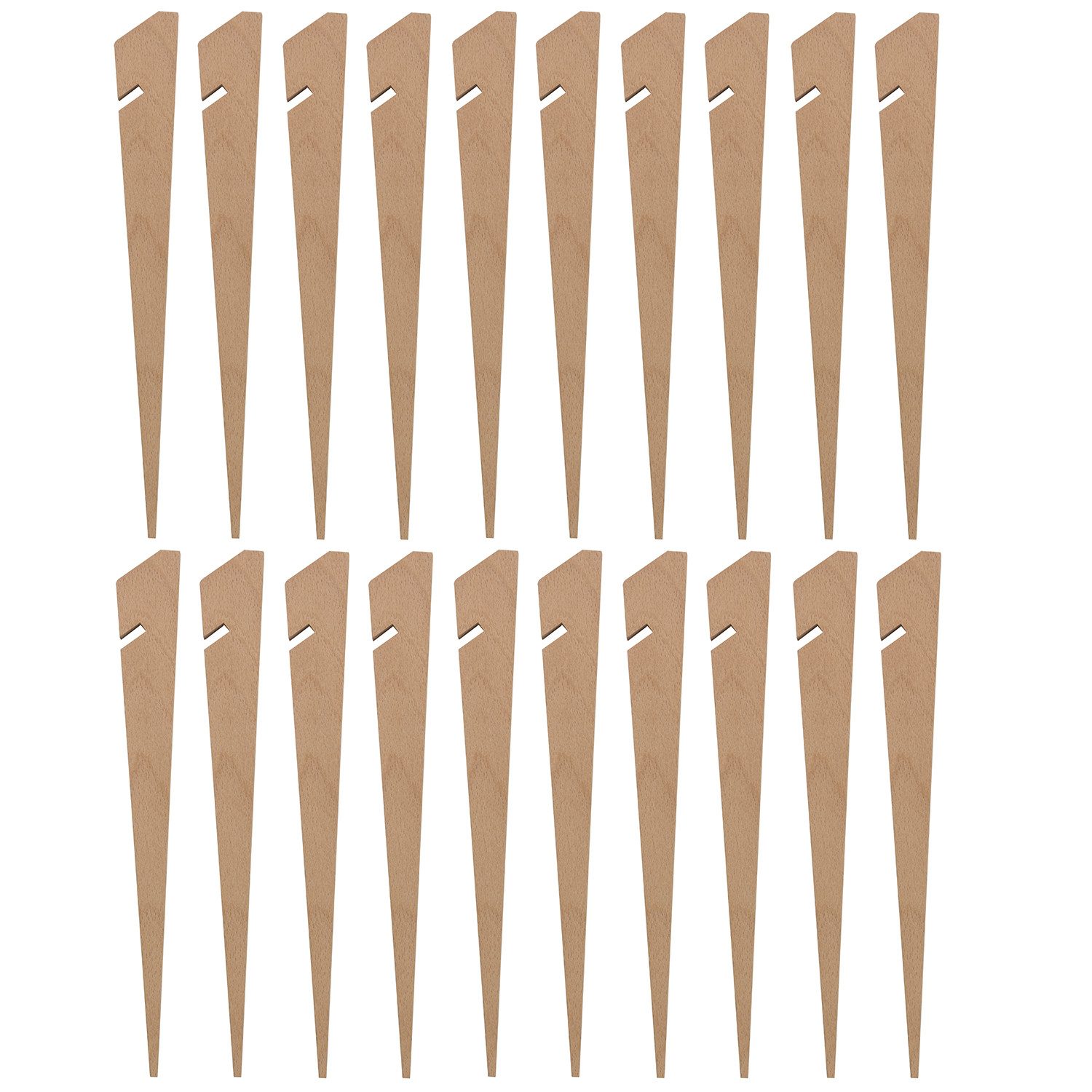 Moritz Zelthering Zeltheringe Holz 30 cm 20 Stück Heringe für Sandboden, (20-St)