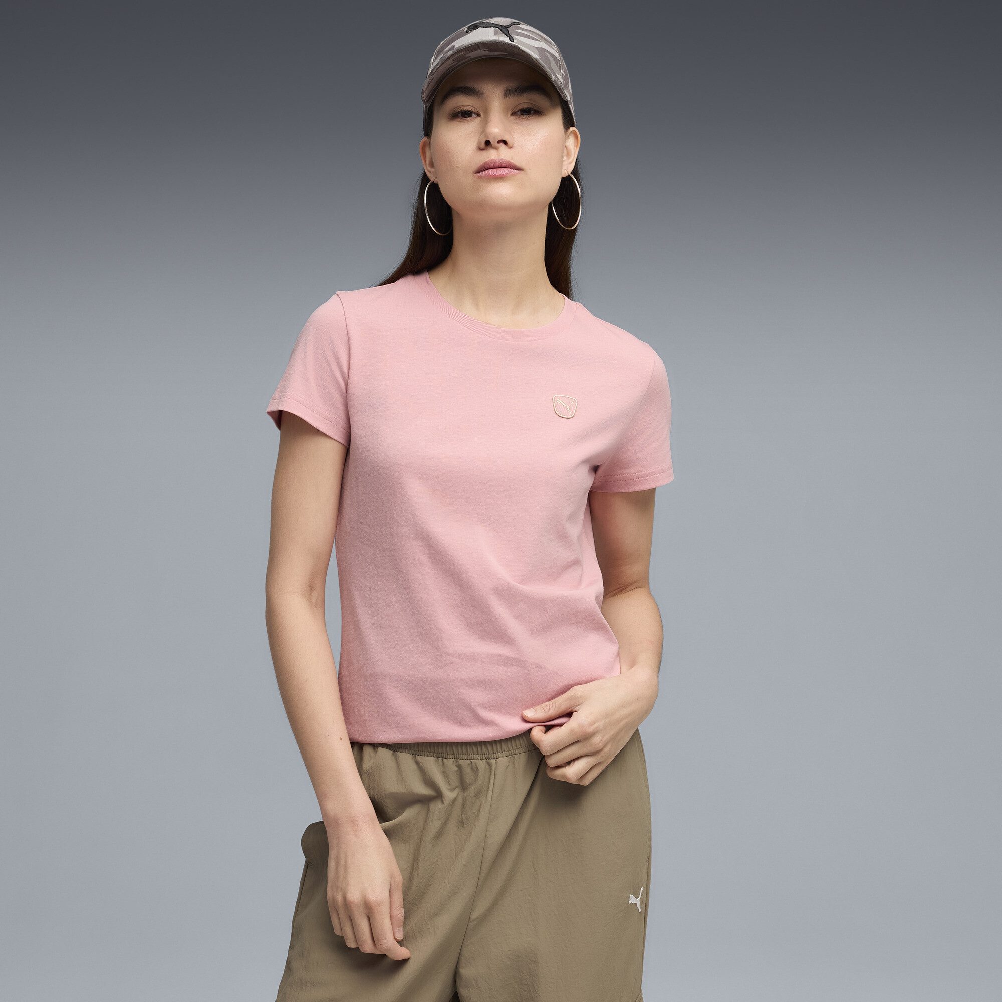PUMA T-Shirt Essentials Elevated T-Shirt Damen