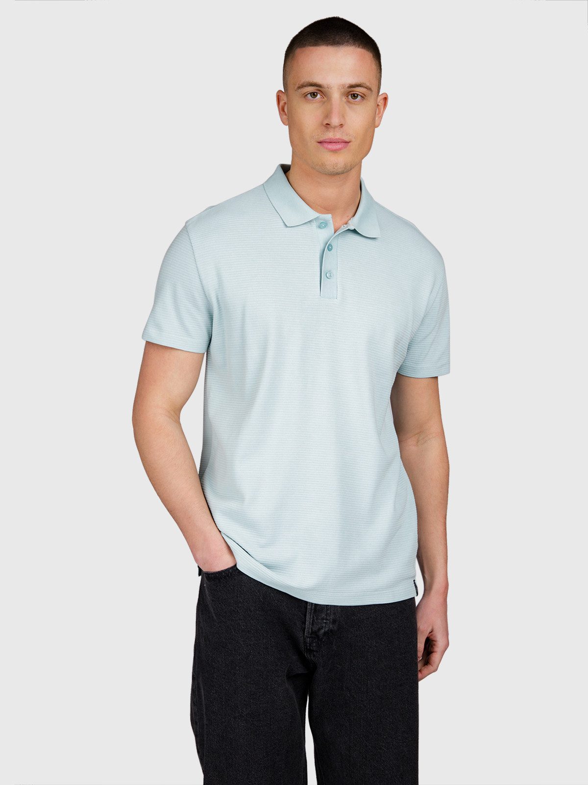 T-Shirt Domo Men Polo MIST