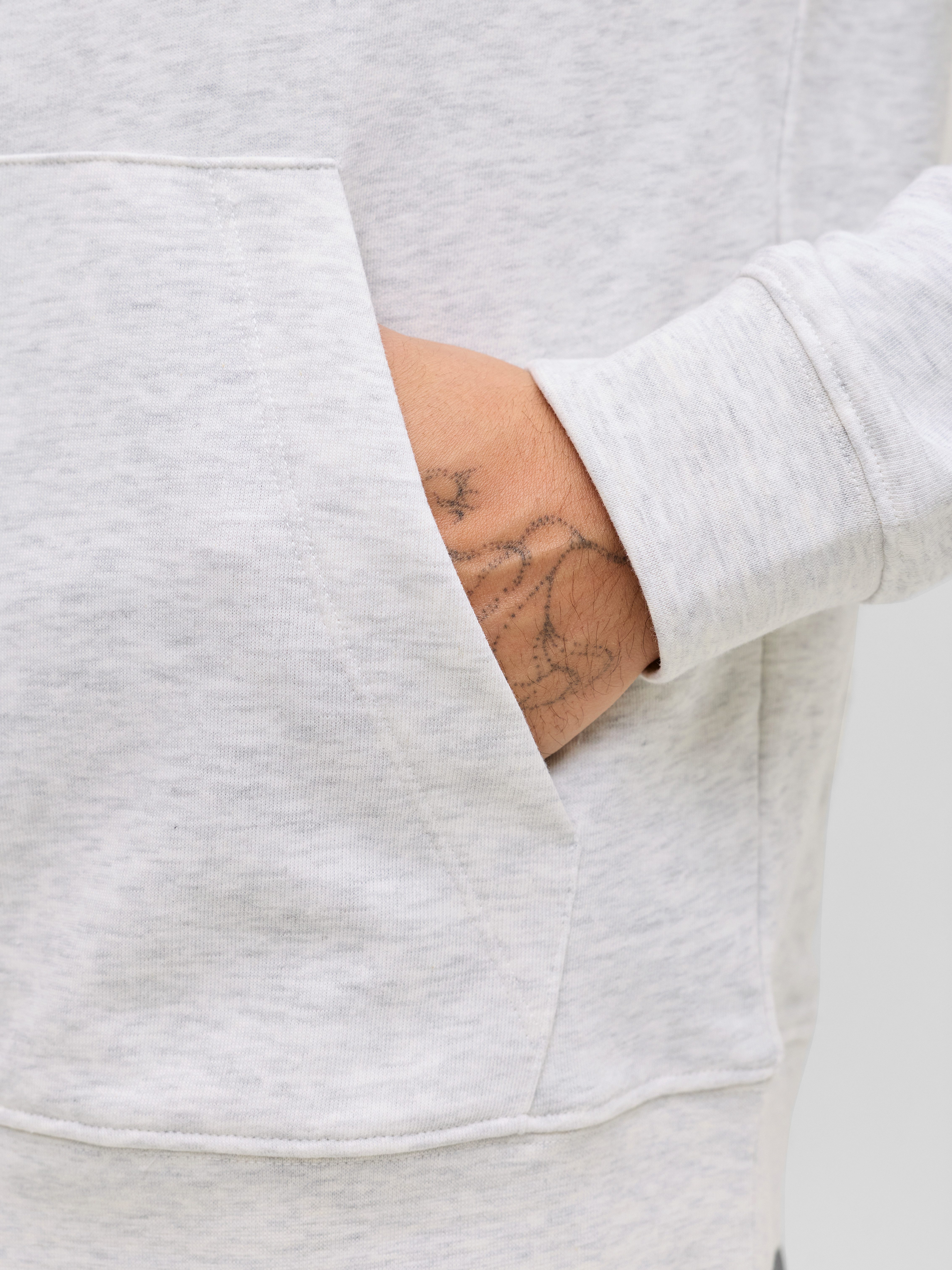Jack & Jones Kapuzensweatshirt JJCOLE PRINT SWEAT HOOD UNB