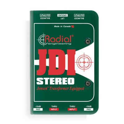 Radial Audio-Wandler, (JDI Stereo), JDI Stereo - DI Box