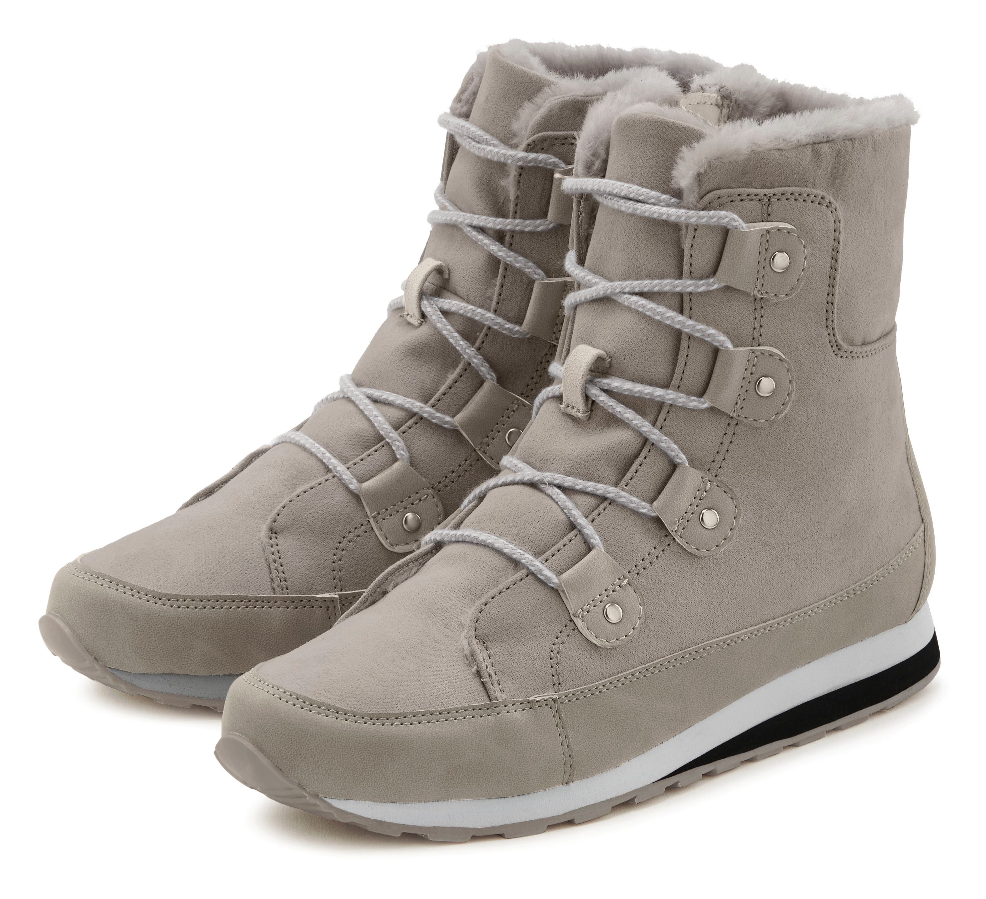 Vivance Stiefelette mit Warmfutter, Winterstiefel, Stiefel, günstig online kaufen