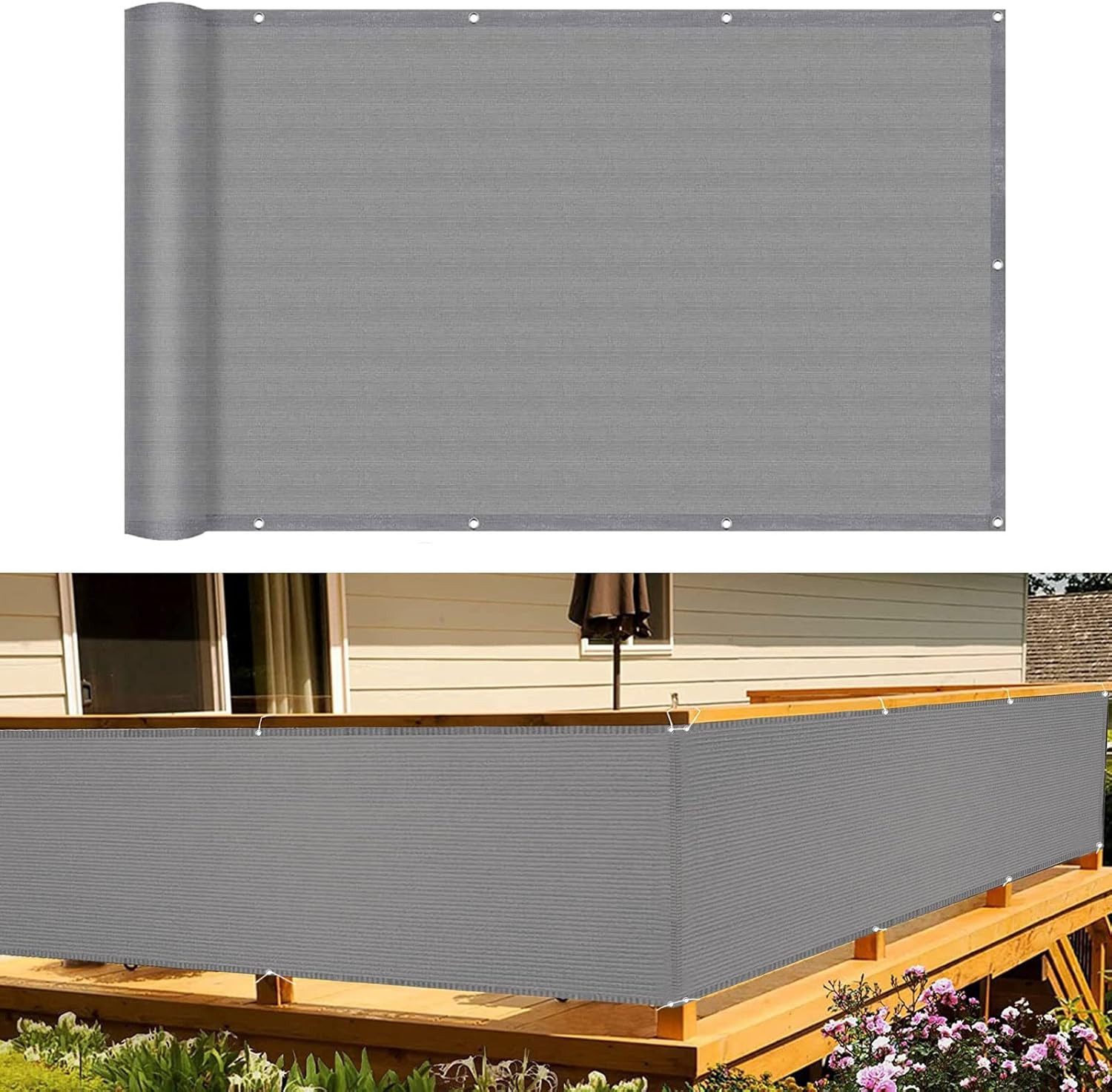 BlingBin Balkonsichtschutz Gartensichtschutznetz, 130 g/m² Zaunschutz, günstig online kaufen