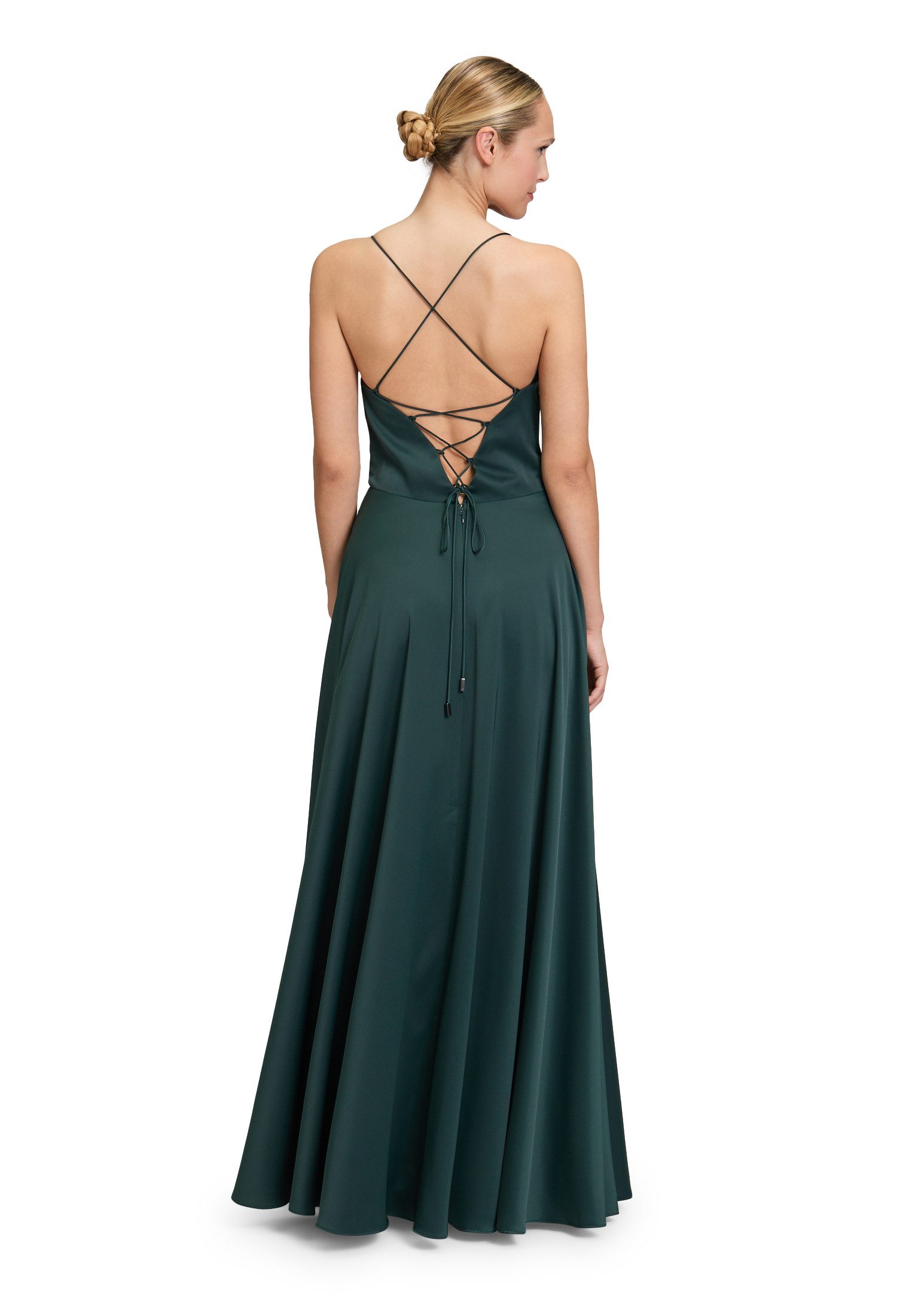 Vera Mont Abendkleid Damen mit Wasserfallausschnitt Material günstig online kaufen