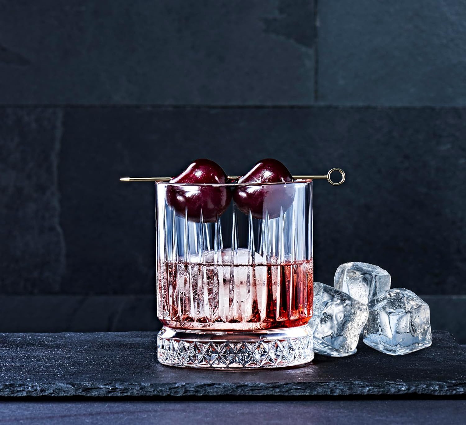 Pasabahce Gläser-Set Elysia Whiskeyglas, 4-tlg., Glas, 4er Set, 210ml, ideal für Whisky, Bourbon oder Cocktails