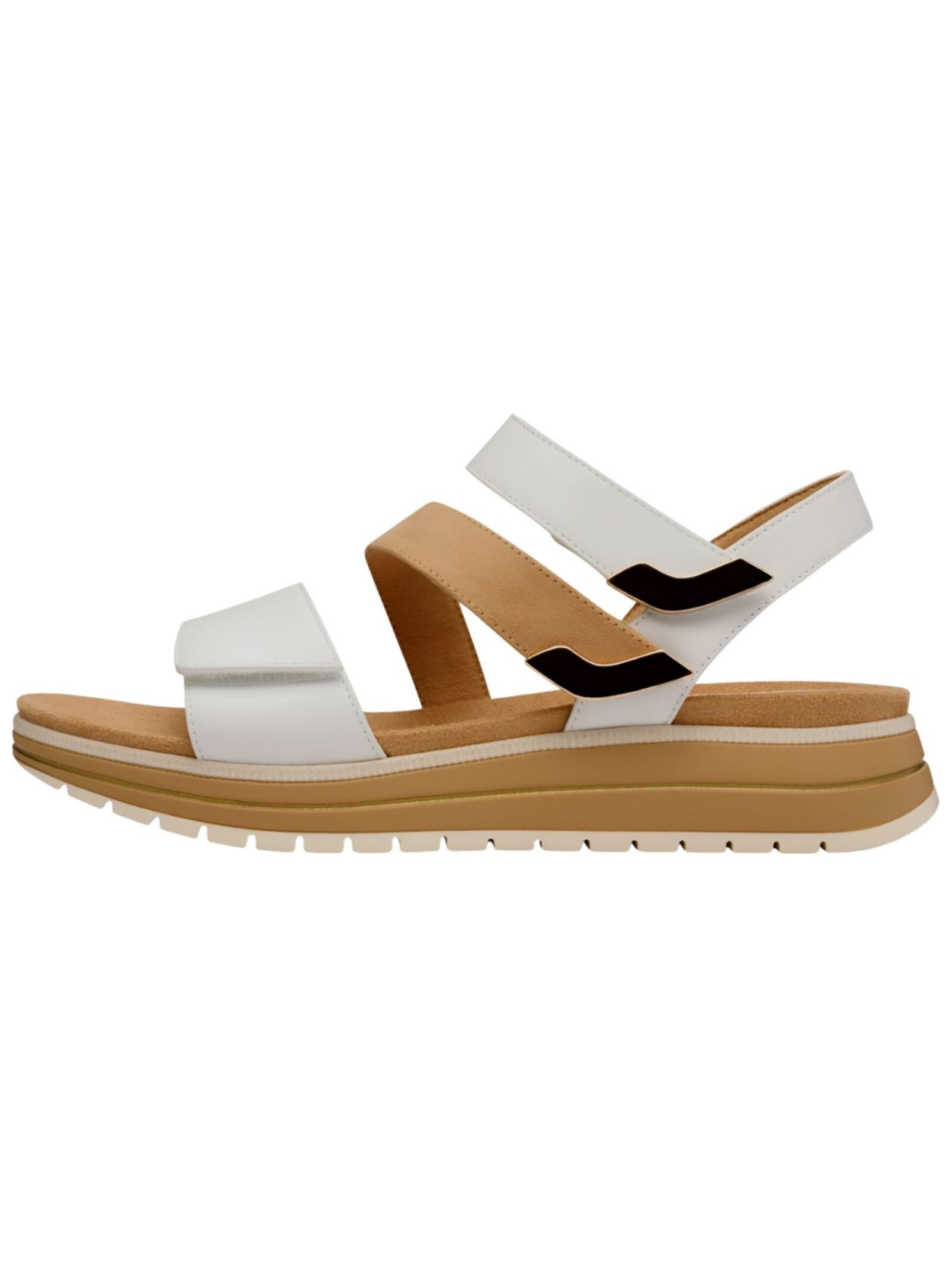 MARCO TOZZI Sandalen Lederimitat/Textil Riemchensandalette günstig online kaufen