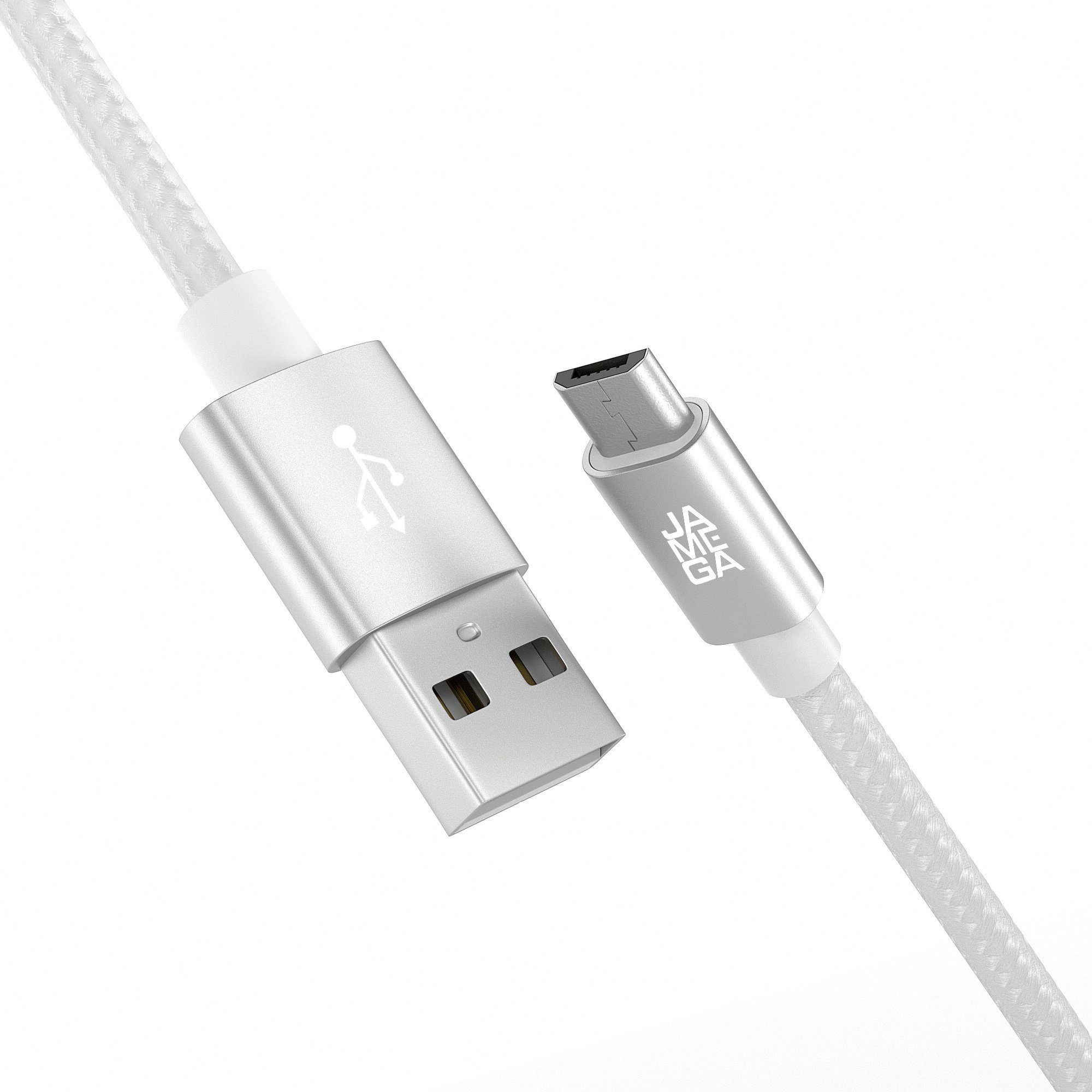 JAMEGA Micro USB Kabel Ladekabel Daten für Tablet Samsung Huawei PS4 XBOX  LG USB-Kabel, USB, Micro USB, (100 cm)