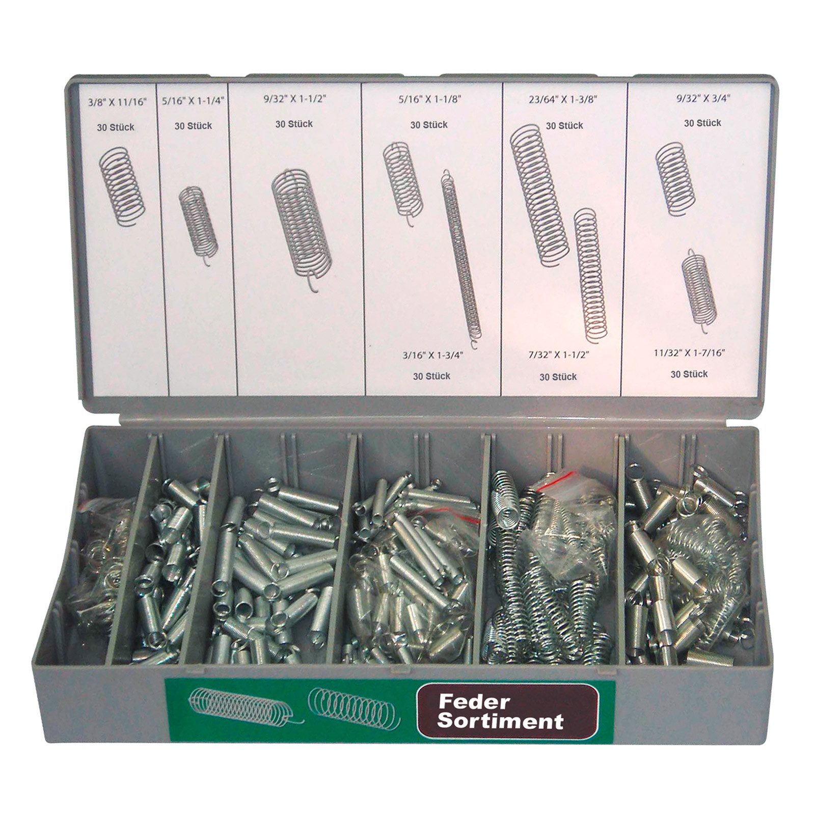DEMA Federsplint Feder & Splint Sortiment 900tlg.
