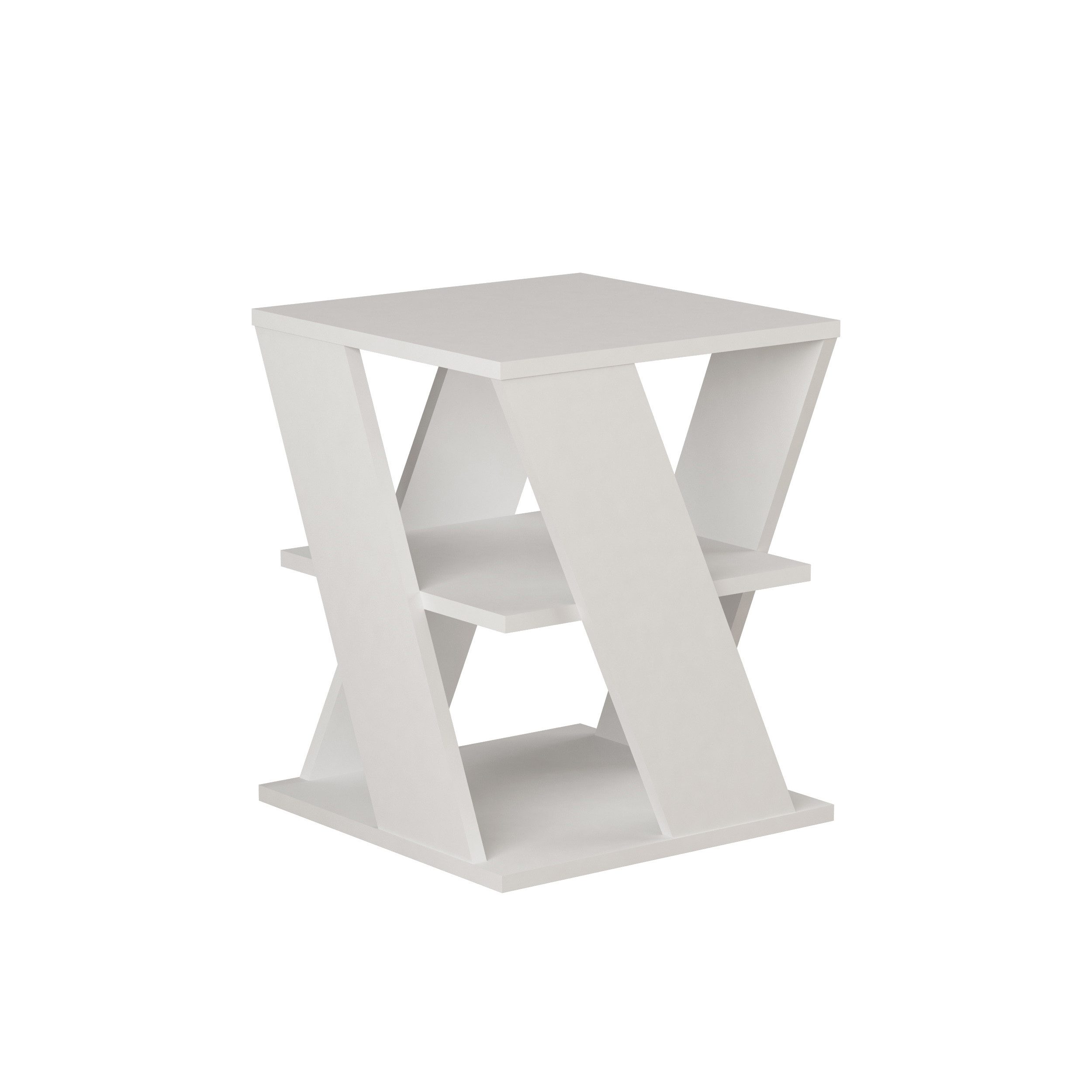Decortie Beistelltisch Cyclo, Moderner Beistelltisch, 45 x 45 x 55 cm