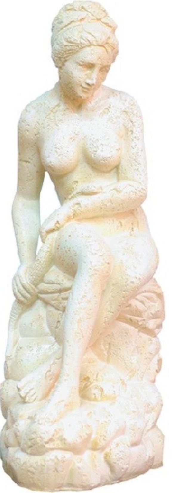 JVmoebel Skulptur Antike Designfigur aus Polyresin in Bronzeoptik (1 St., Skulptur), Made in Europa
