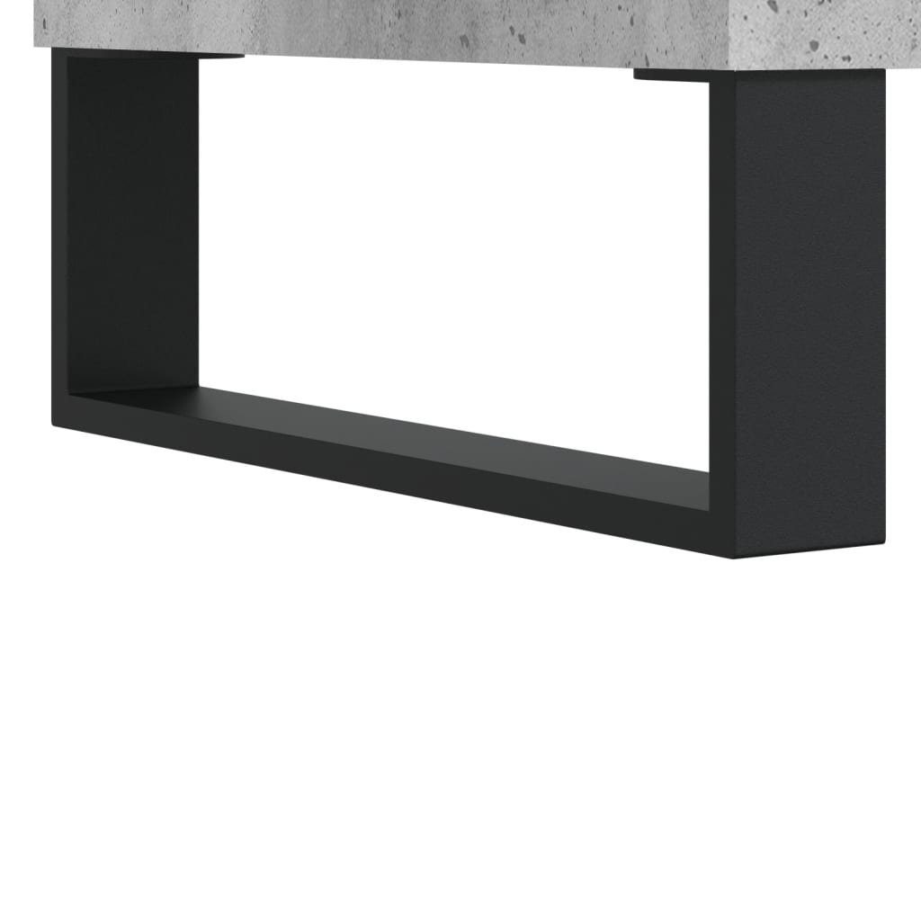vidaXL Sideboard Betongrau St) cm Sideboard Holzwerkstoff (1 69,5x34x90