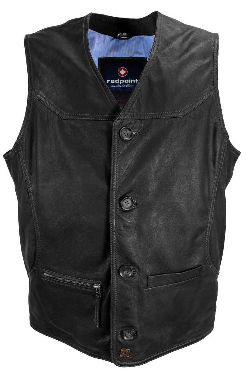 Redpoint Lederweste klassischer Stil