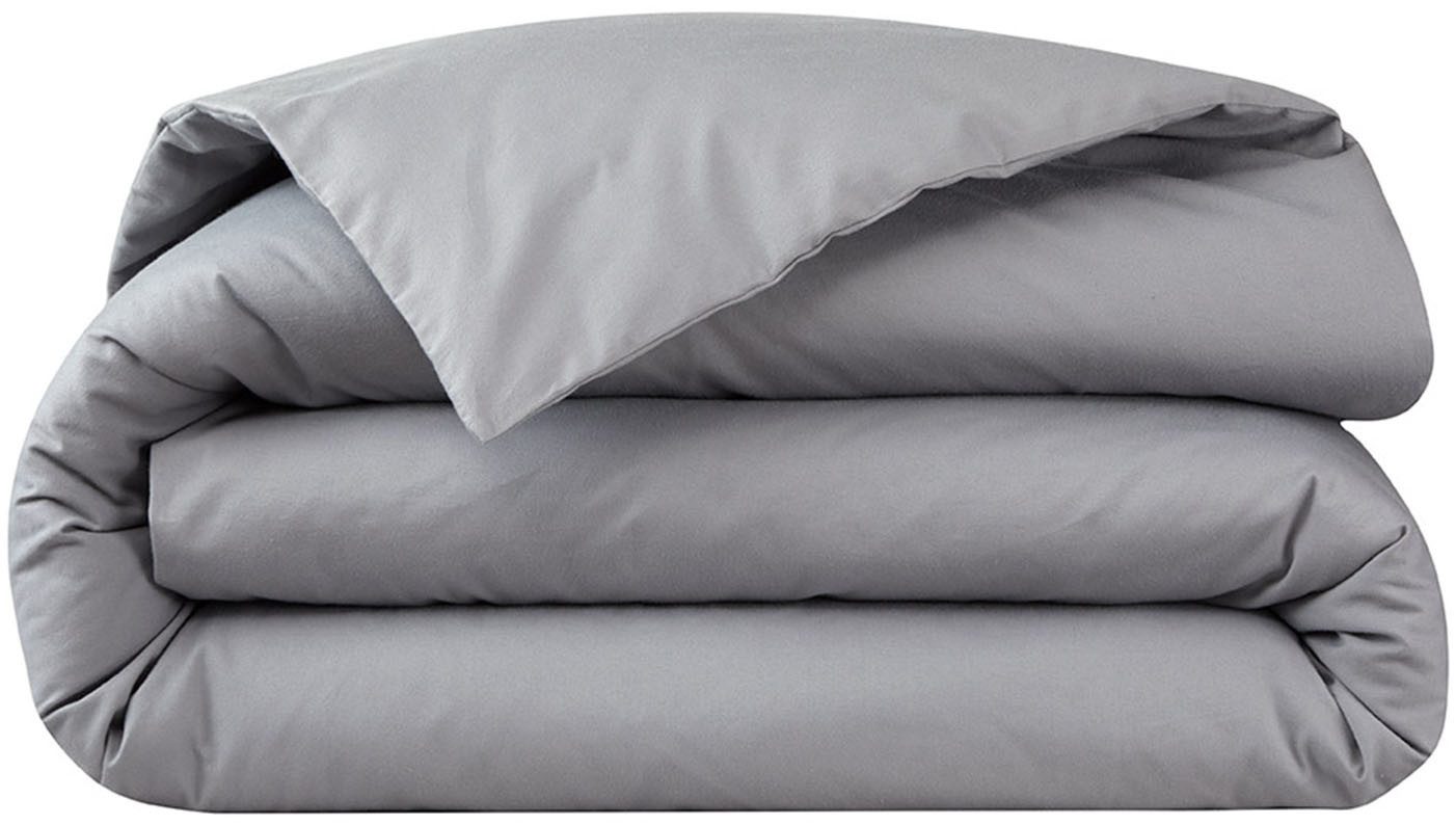 BOSS Home Bettwäsche BEBOSS, Satin, 2 teilig, ab 135x200 cm, mit Label-Applikationen, edles Peach-Finish, Premium