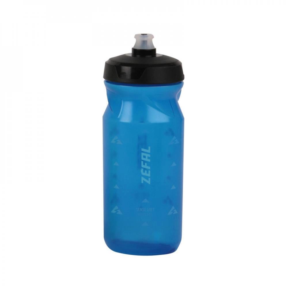 Zefal Trinkflasche Zefal Trinkflasche Sense Soft 65, 650ml, transluzent blau, weiches Sil