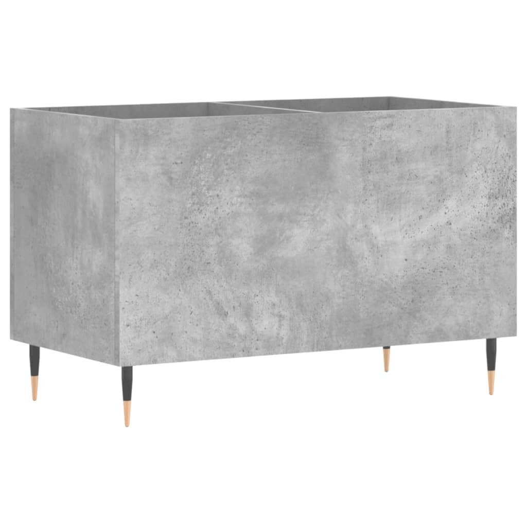 furnicato Media-Regal Plattenschrank Betongrau 74,5 x 38 x 48 cm aus Holzwerkstoff und Eisen, 1-tlg.