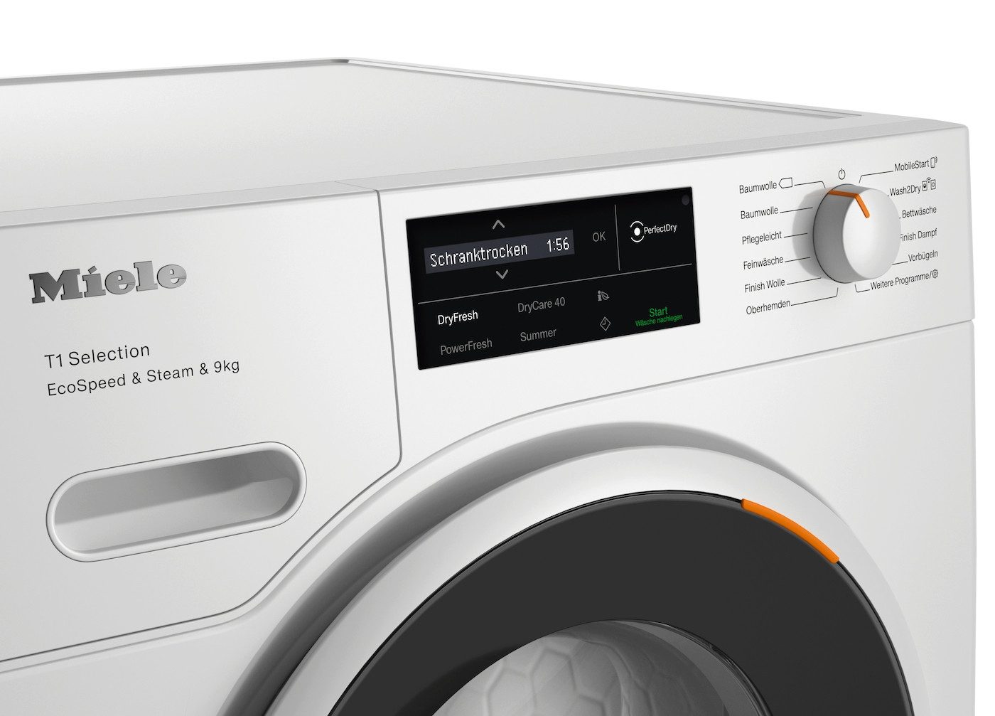 Miele Wärmepumpentrockner TSL783WP EcoSpeed&Steam&9kg, Getestet auf 20 Jahre perfekte Wäschepflege, 25 Jahre Motorgarantie