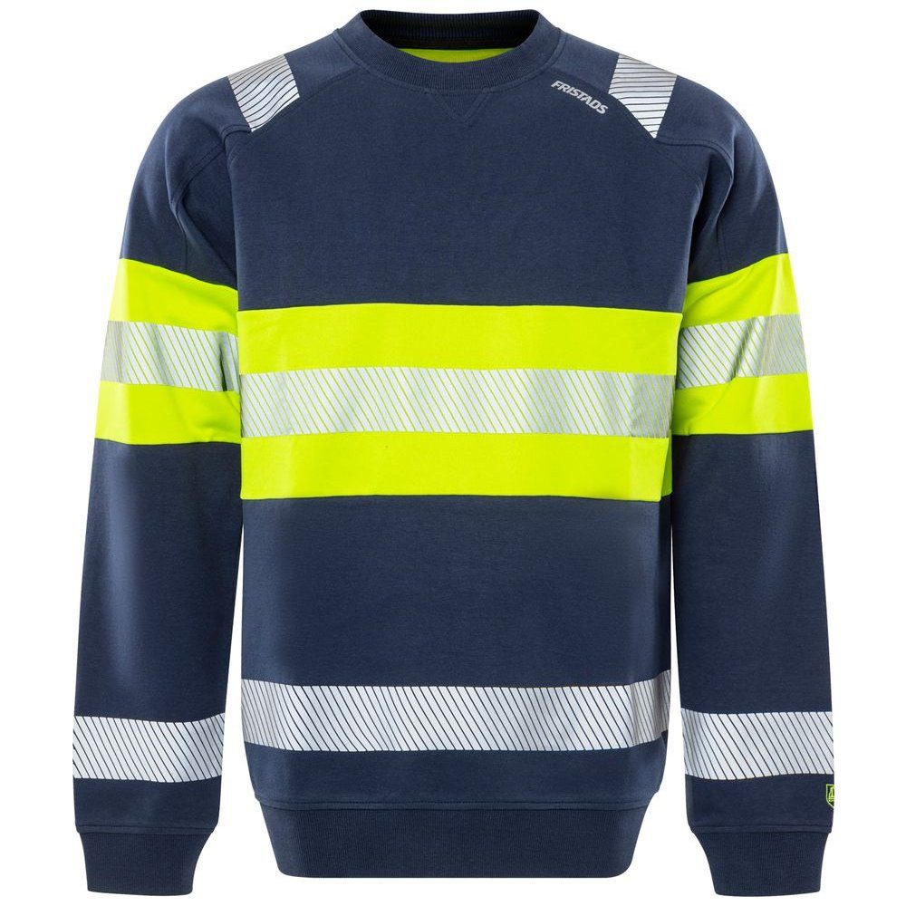 Fristads Rundhalspullover High Vis Stretch-Sweatshirt KL 1 7530 Gkc