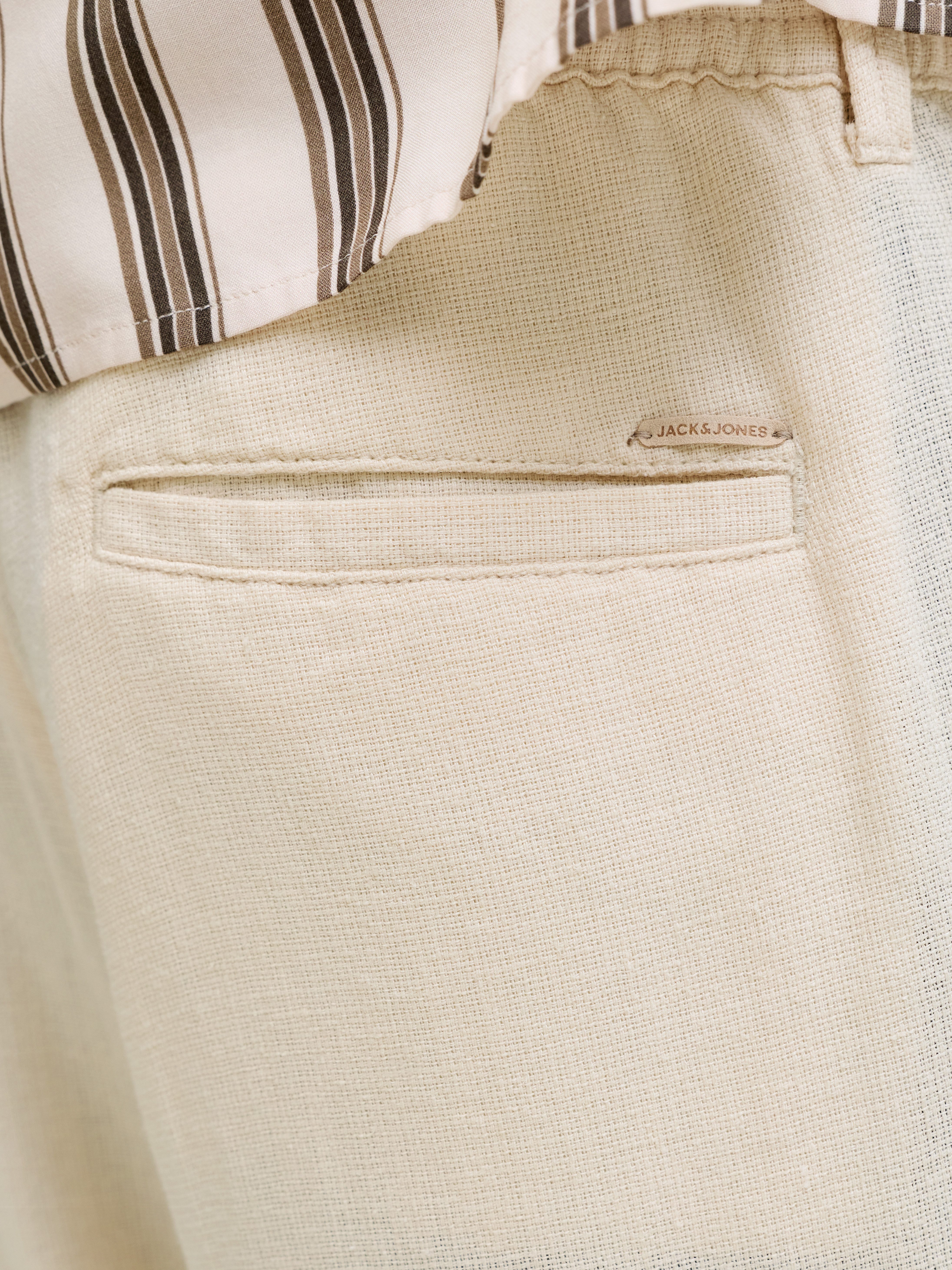 Jack & Jones Chinoshorts JPSTACE MYKONOS LINEN BLEND SHORTS SRT