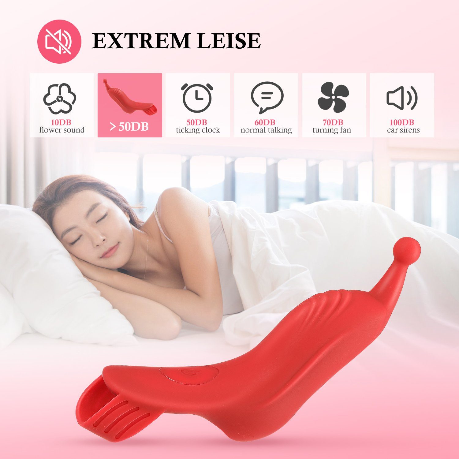 LOVONLIVE Finger-Vibrator Erotik Vaginal,Brustwarzenstimulation Sie für Vibrator Sexspielzeug mit Vibrationsmodi, G-Punkt für Paar-Vibratoren Vibratoren Klitoris, 10