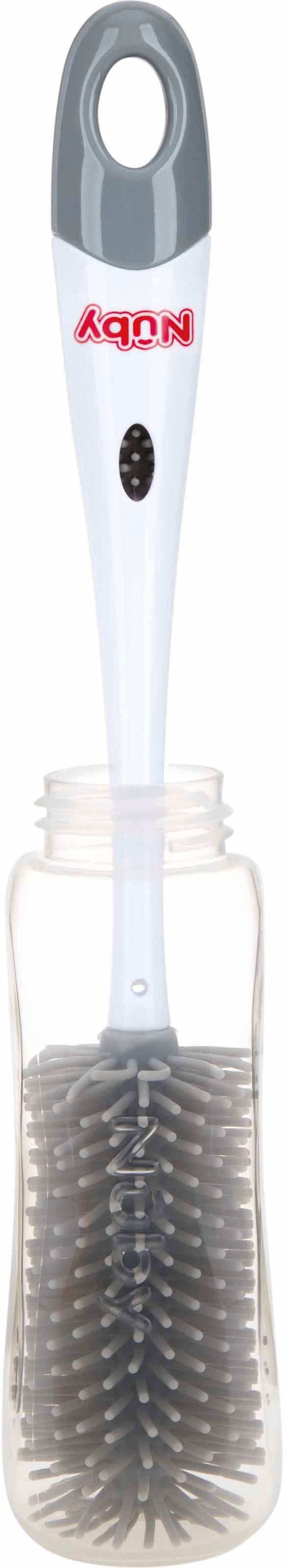 Nuby Reinigungsbürste Flaschenbürste für Silikon, Flaschen, Mundstücke, Kindergeschirr oder Becher