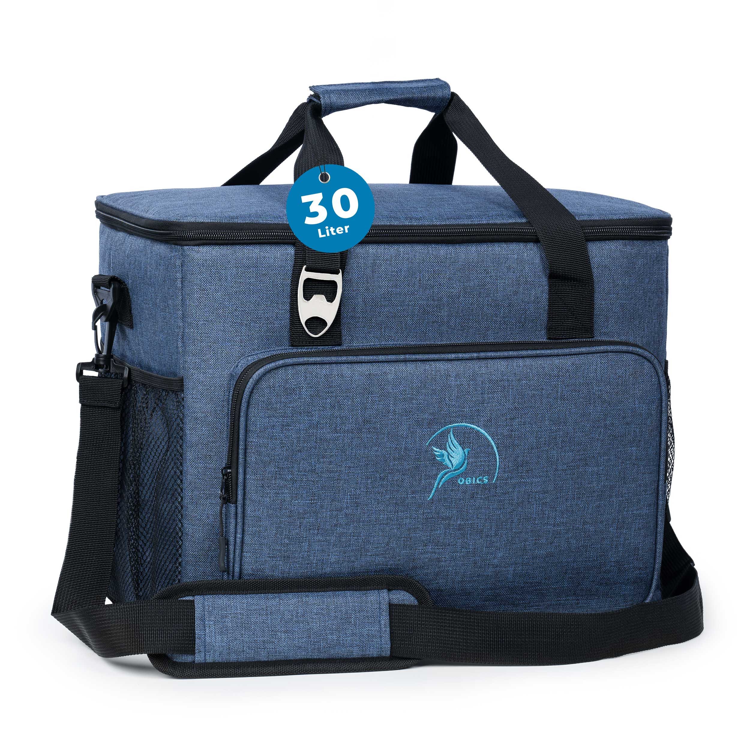 Obics Thermobehälter 30 Liter, Gross faltbar Kühltasche Isoliertasche für Essen in Tupperware