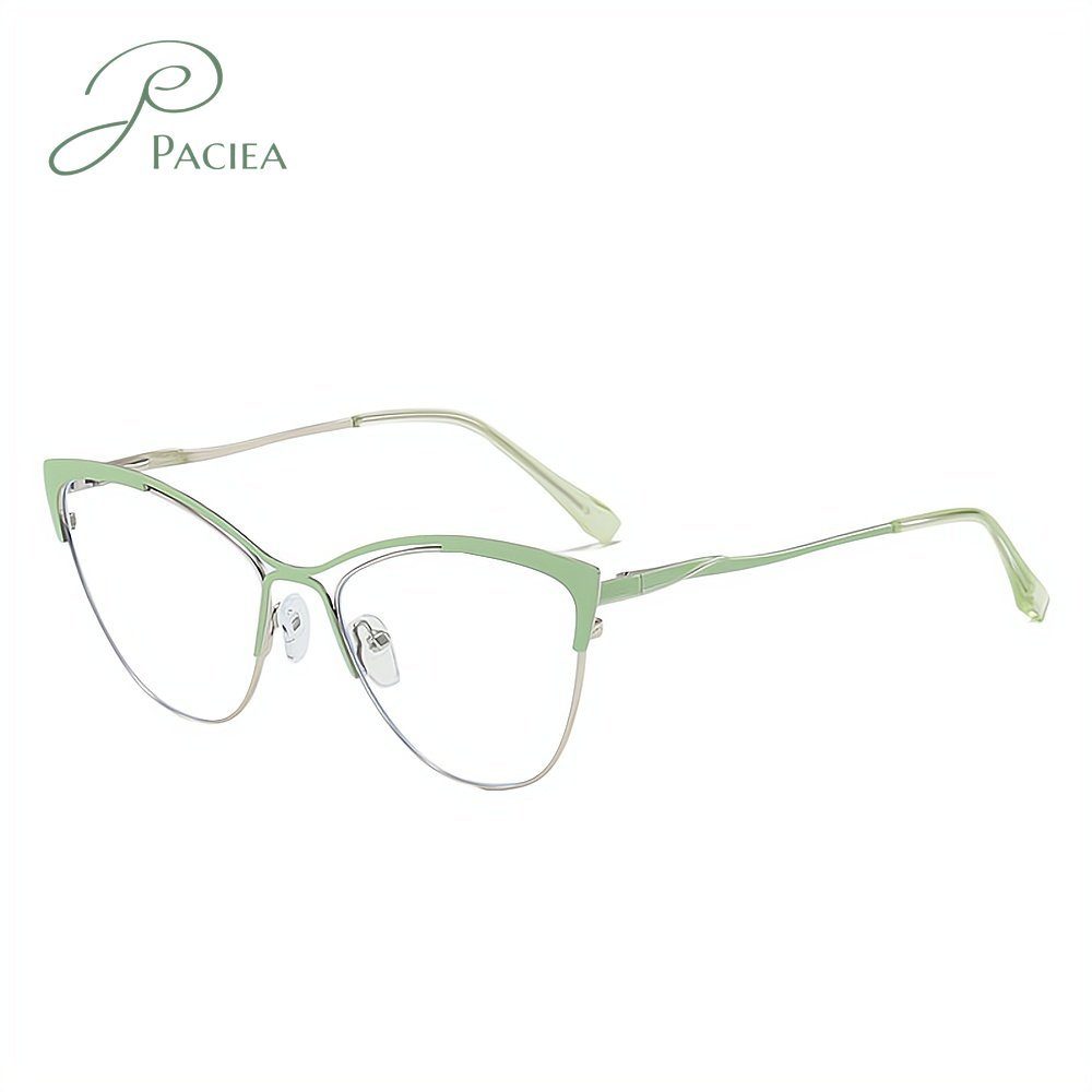 PACIEA Brille Blaue grün Arbeitsbrille, lichtbeständige Computerbrille