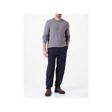 Marc O'Polo V-Ausschnitt-Pullover grau regular fit (1-tlg)