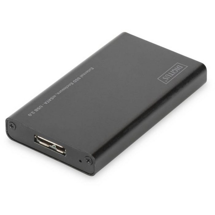 Digitus Festplatten-Gehäuse SSD mSATA Festplattengehäuse USB 3