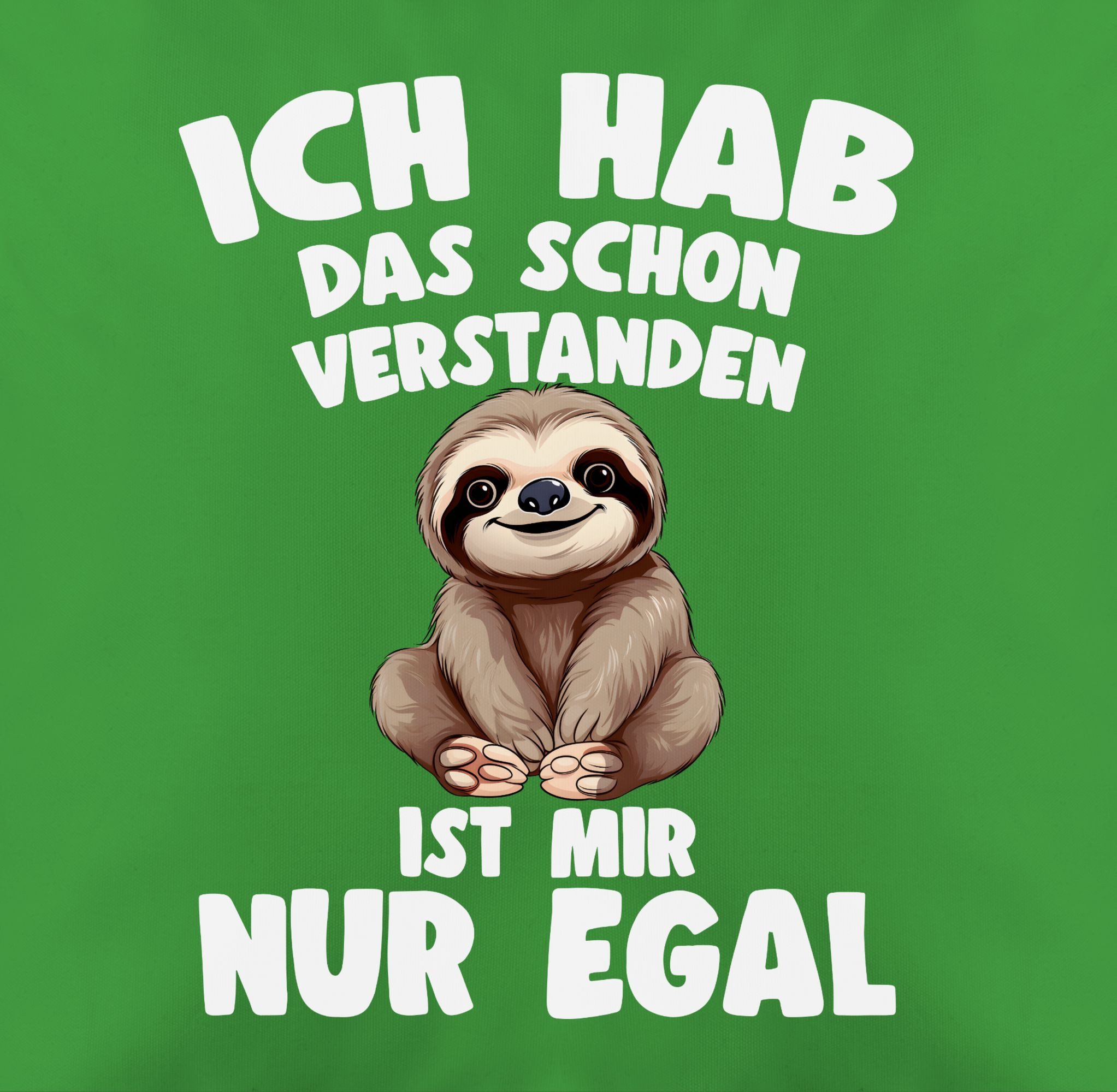 Shirtracer Kissenbezüge Ich hab das schon verstanden ist mir nur egal I Lustiger Spruch Faulti, (1 Stück), Faultier