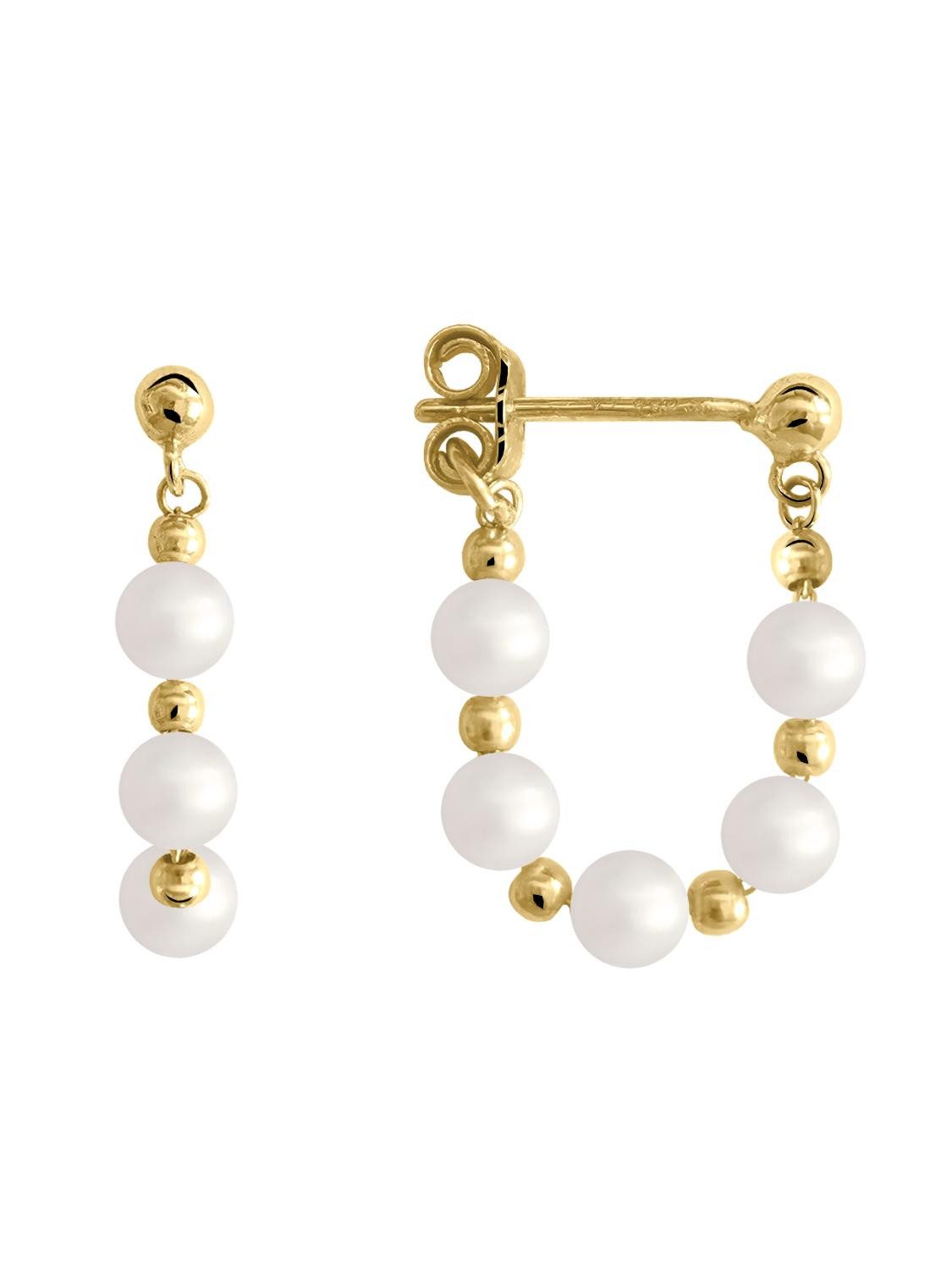 My Gold Paar Ohrhänger Damen Perlen Ohrringe Gelbgold 333 (8 Karat) - Yurik günstig online kaufen