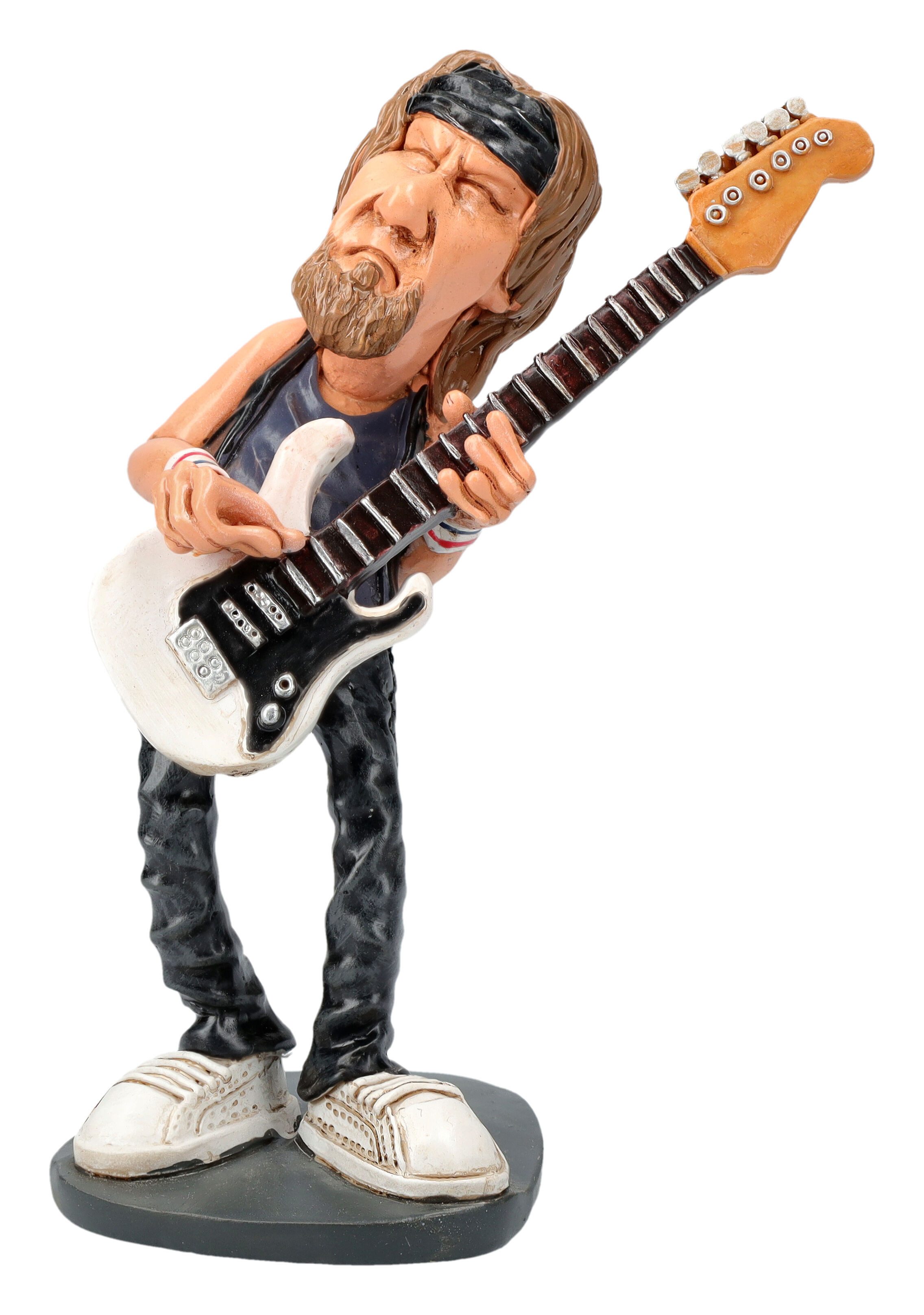 Dekofigur Lustige Rockstar Figur - Gitarrist Adrian - Rockmusiker Dekofigur