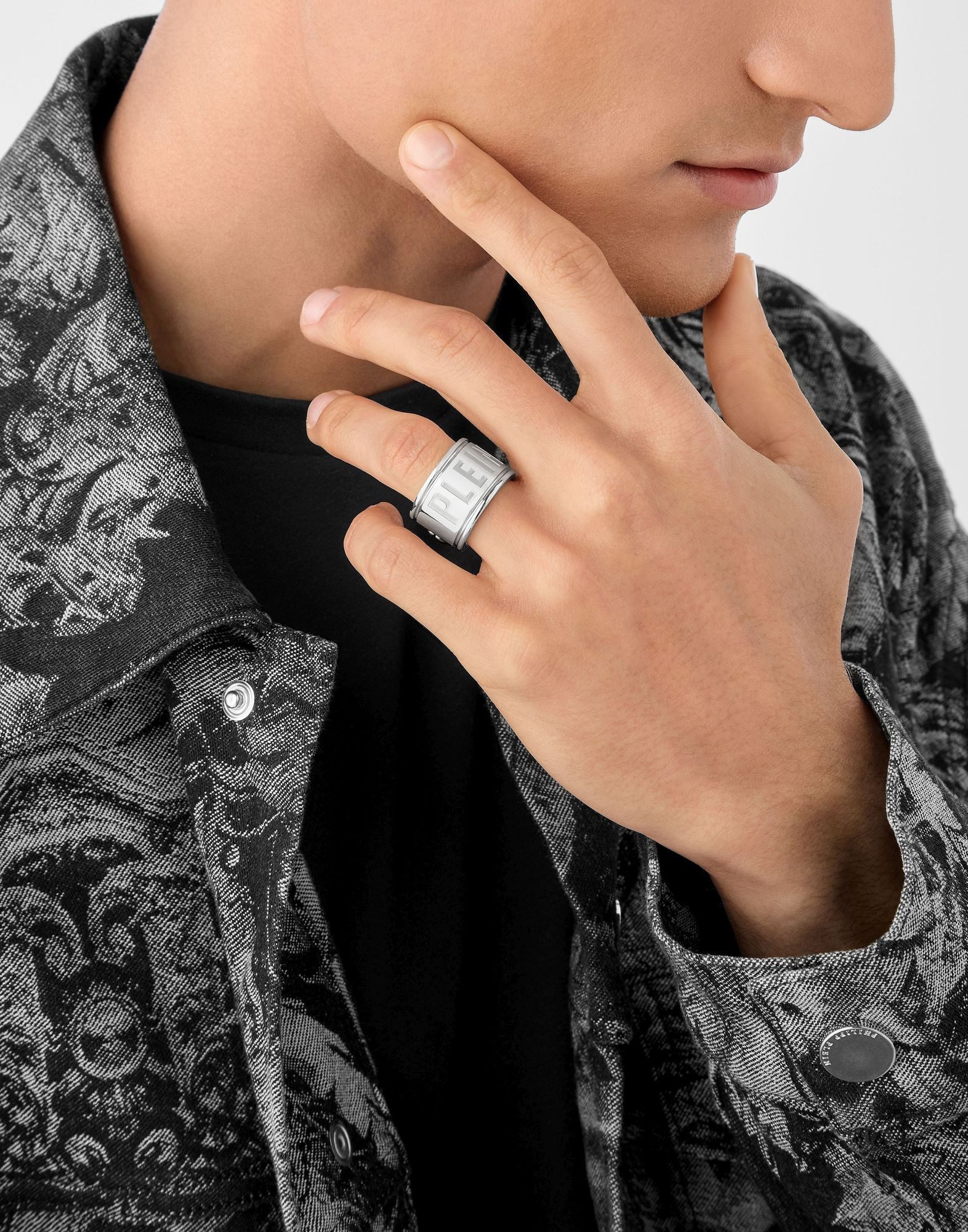 PHILIPP PLEIN Silberring PJ0AA10R8