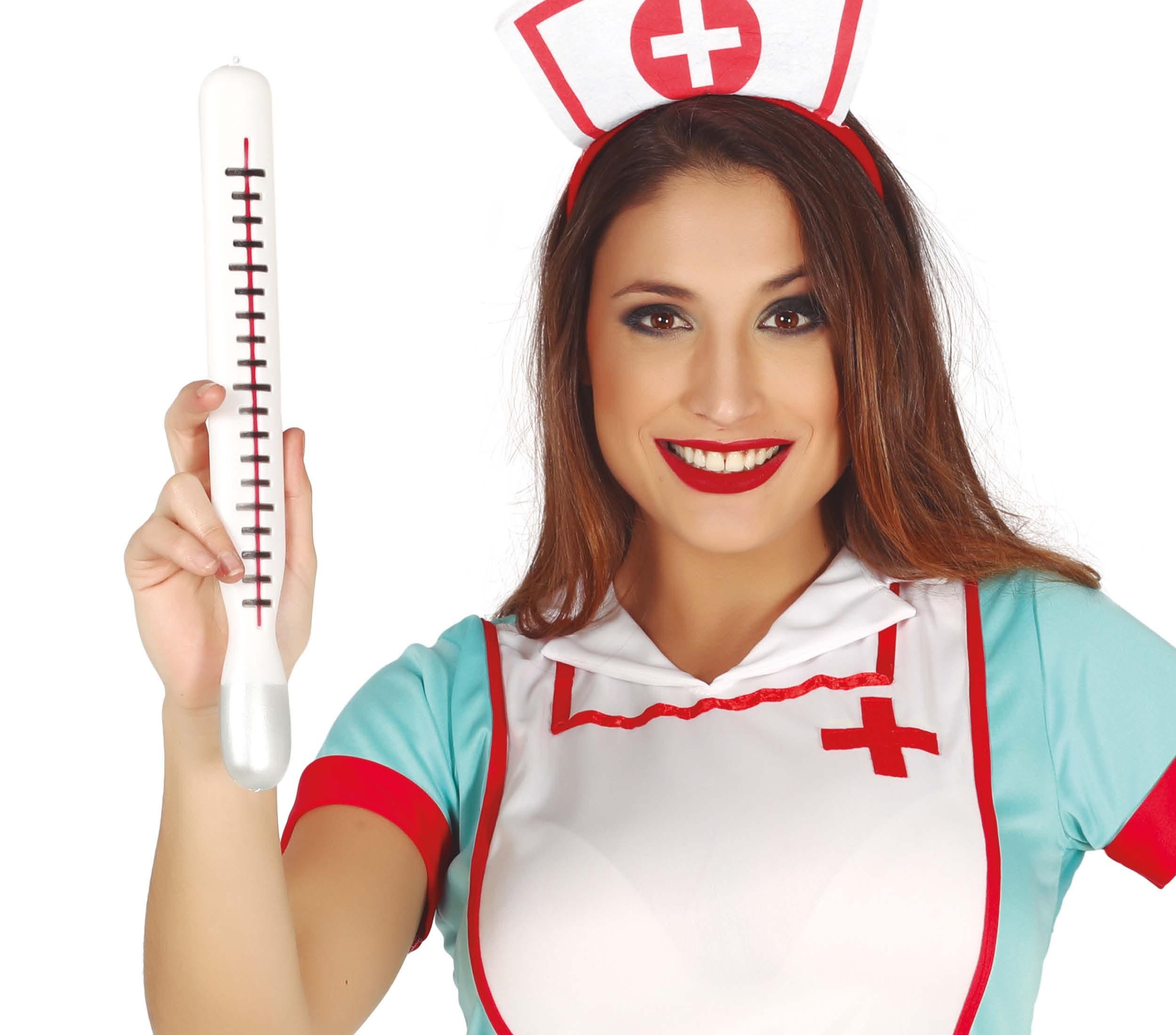 Fiestas Guirca Kostüm, Arzt Klinik Riesen Thermometer Gag Spaß Deko Partyaccessoire Karneval