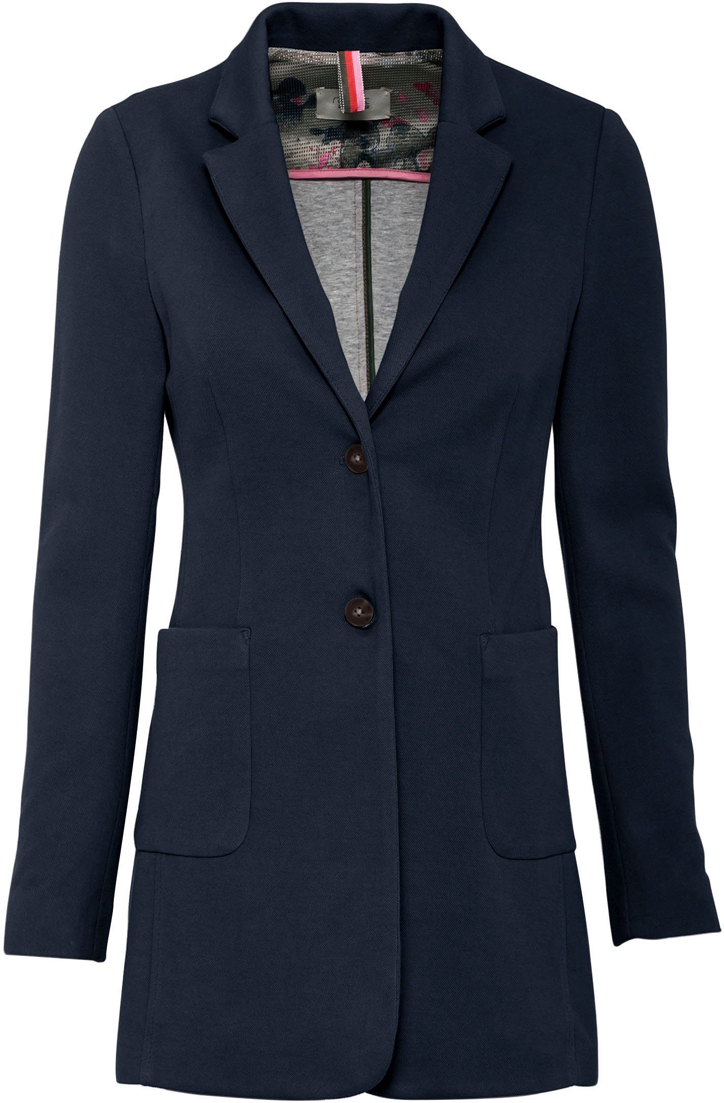 Elegante Blazer-Dame Langarm - Business Casual Mit Reverskragen