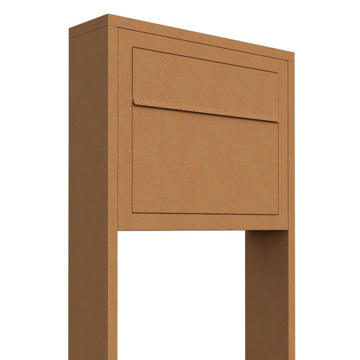 Bravios Briefkasten Standbriefkasten Elegance Rost